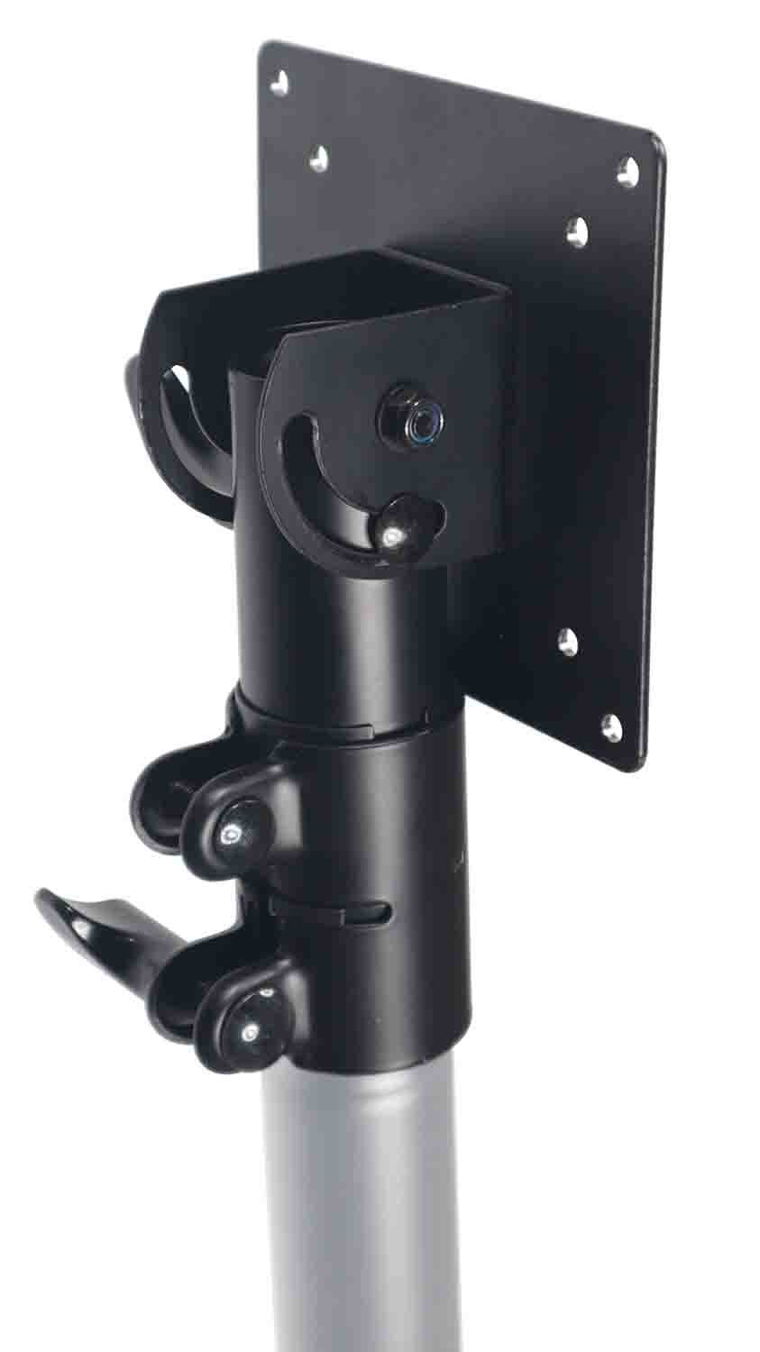 ProX X-LTF01BK Laptop Shelf Fits on Speaker Stand & Monitor VESA Arm Mount - Black - Hollywood DJ