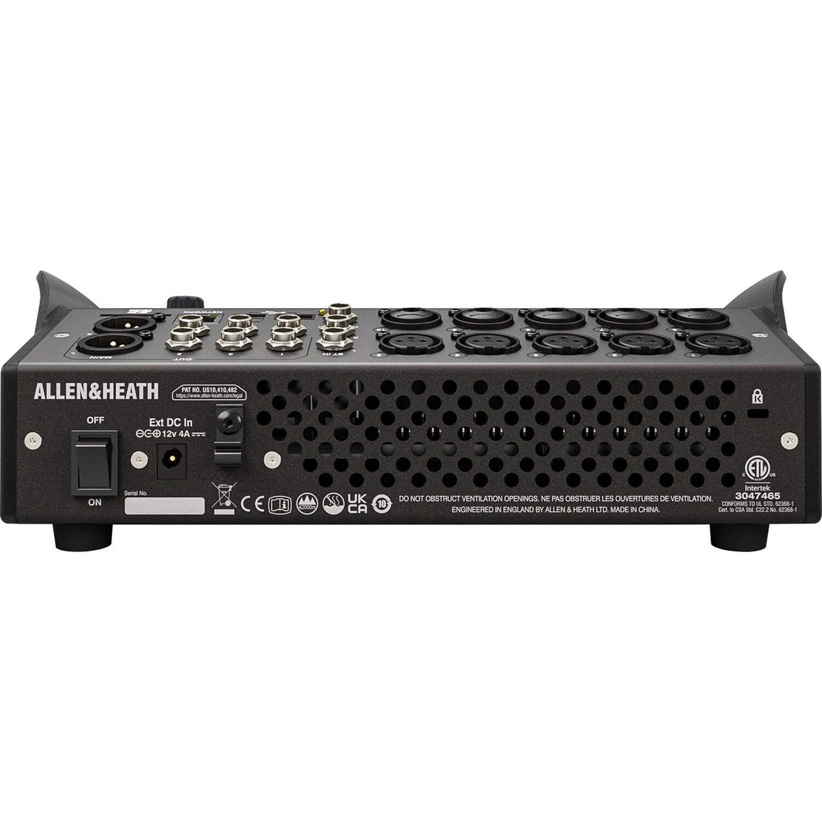 Allen & Heath CQ12T Ultra-Compact 12in / 8out Digital Mixer - Hollywood DJ