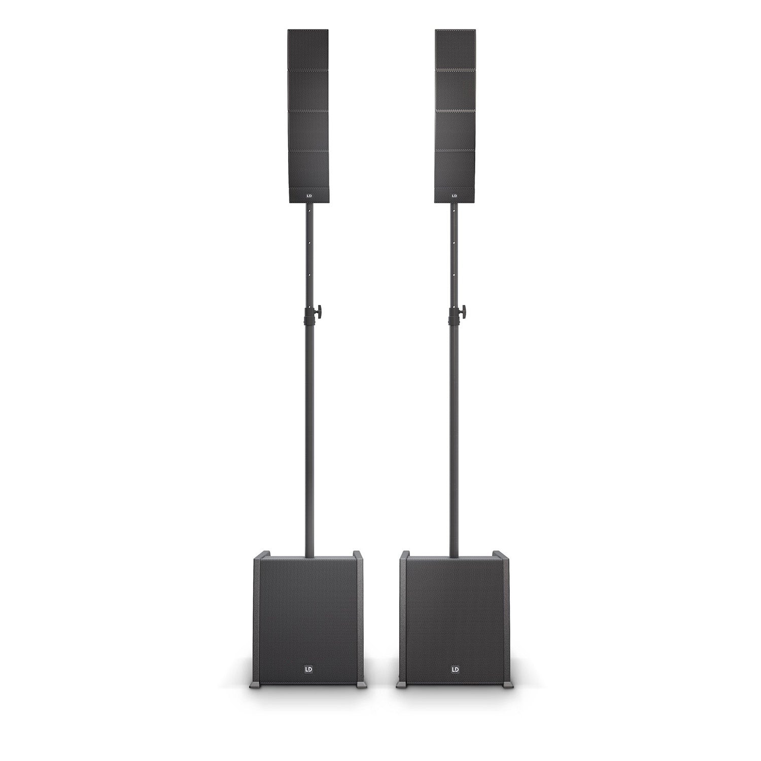 LD Systems CURV500PS Portable Array System Power Set Including Distance Bars and Speaker Cables - Hollywood DJ