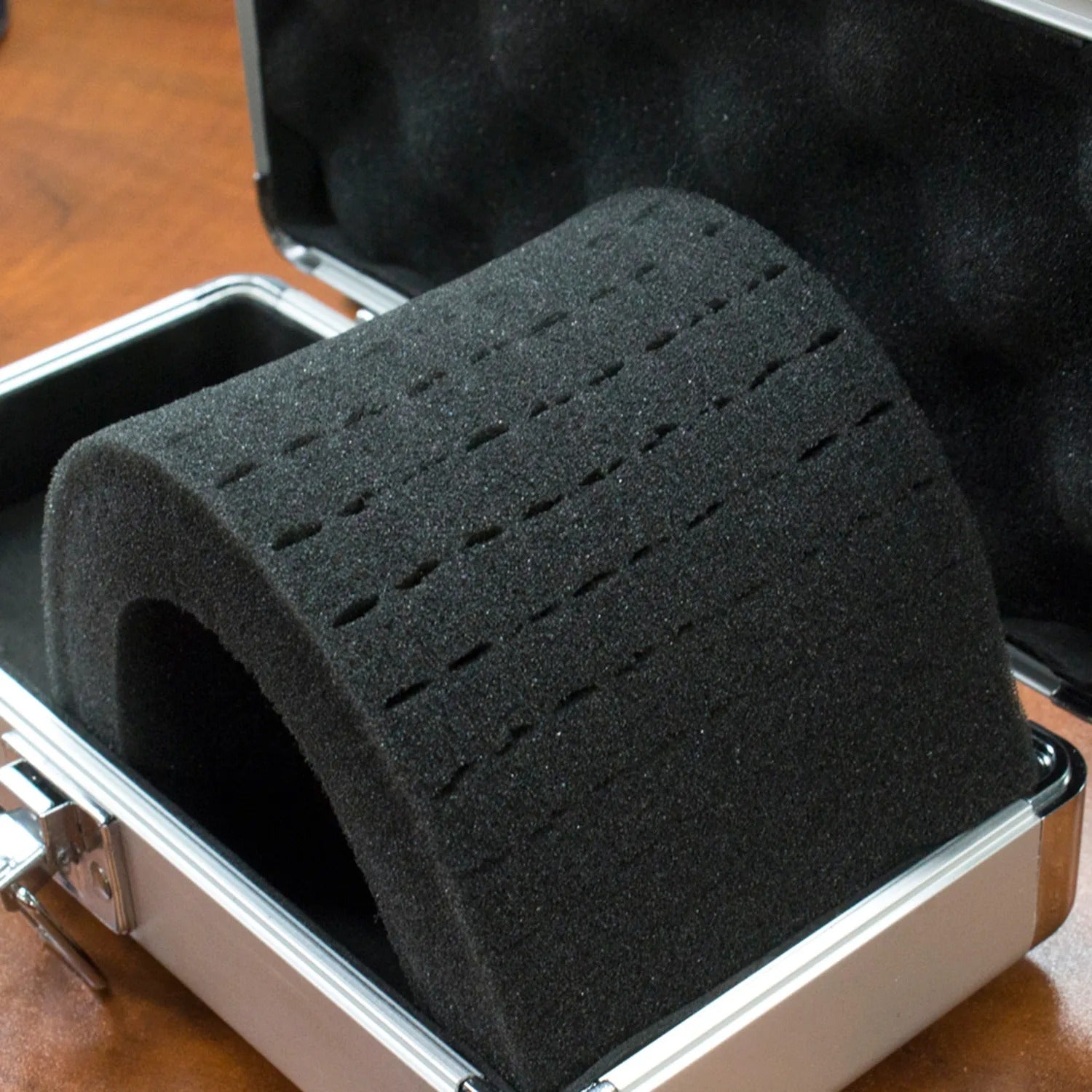 Odyssey KU2PFSL, KROM Series 5" x 3" x 1.5" Interior Compact Utility Accessory Case - Silver - Hollywood DJ