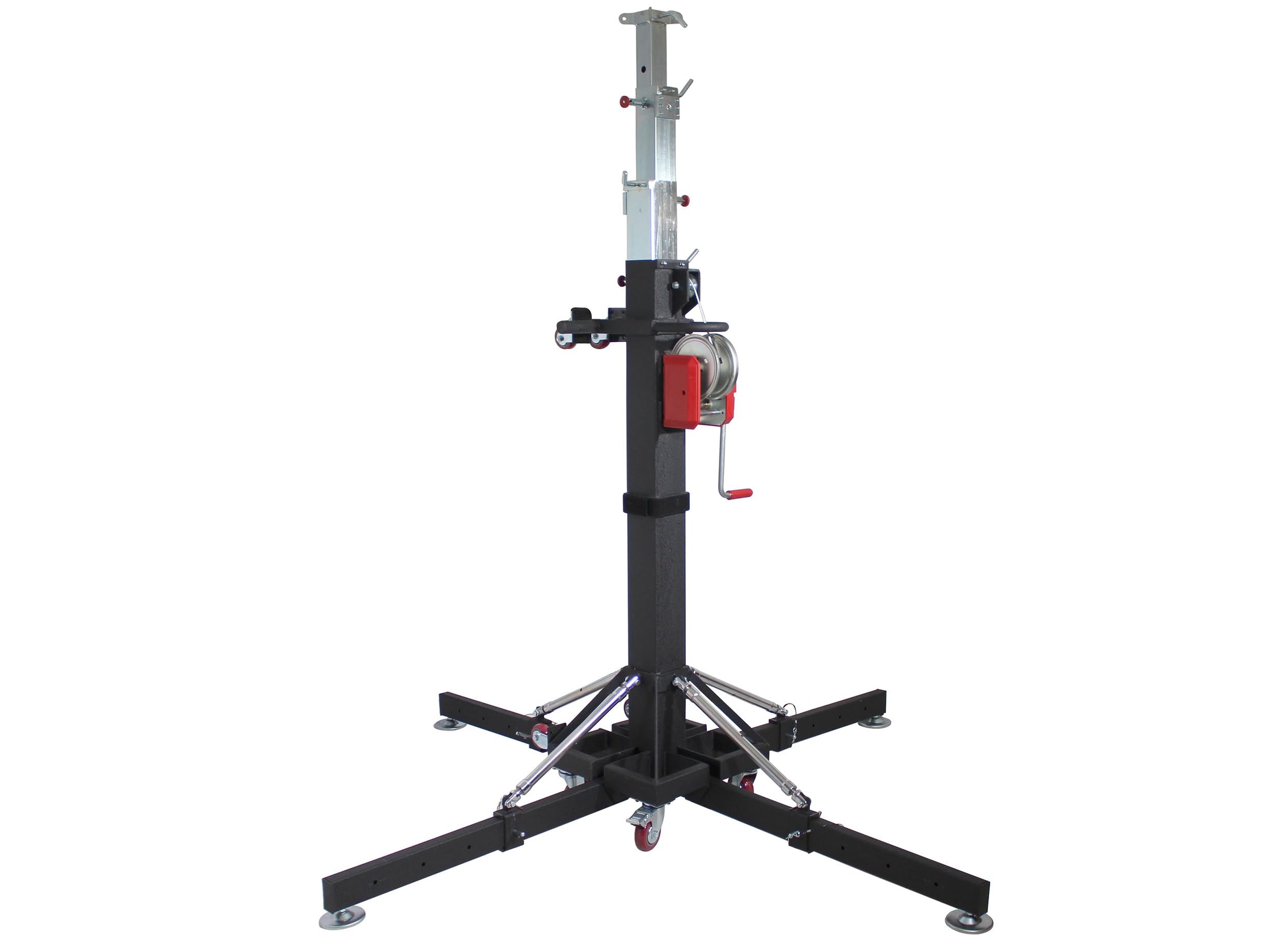 ProX XT-CRANK18FT-500 Lighting Heavy-Duty Crank Truss Stand 500 Lbs Capacity with Outriggers Center Load18'Includes T-Adapter Truss Mount - 18 Feet by ProX Cases