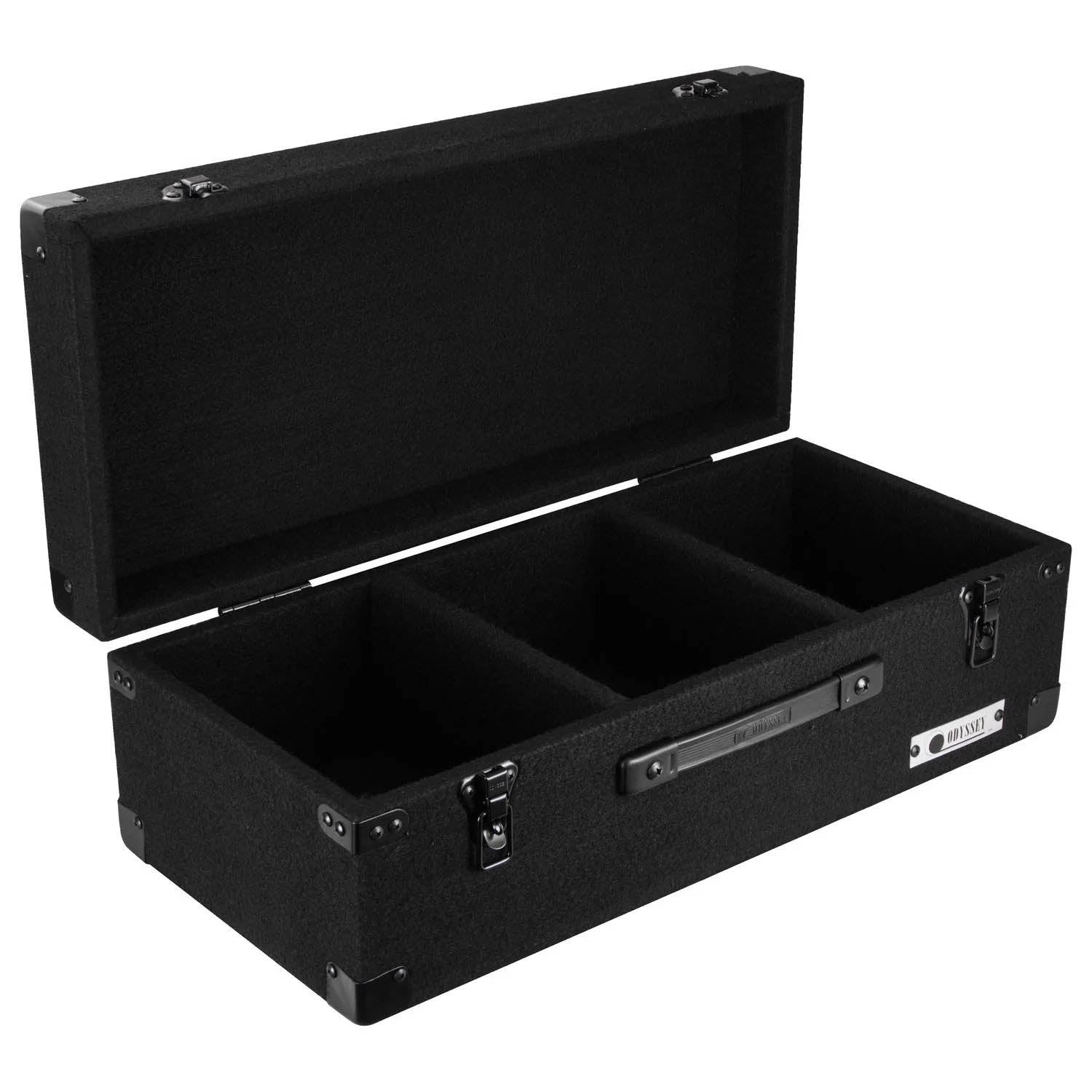 Odyssey C45200 200 45 RPM + CLP090E 90 LP Vinyl Records Carpeted Storage Cases - Hollywood DJ