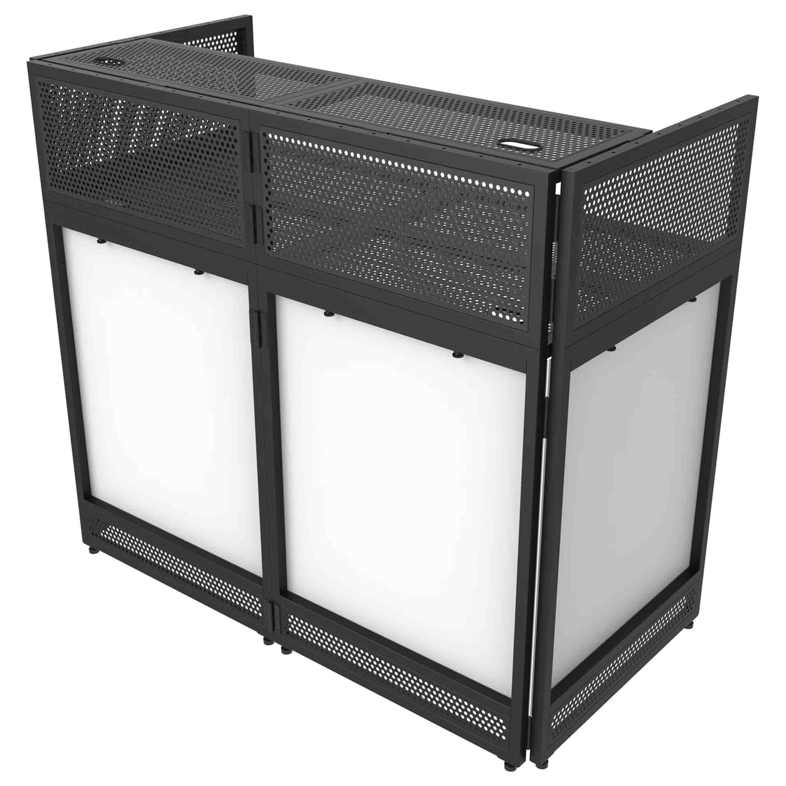 Odyssey DJBOOTH50, 50″ Wide Surface DJ and Live Sound Booth with Removable Top by Odyssey