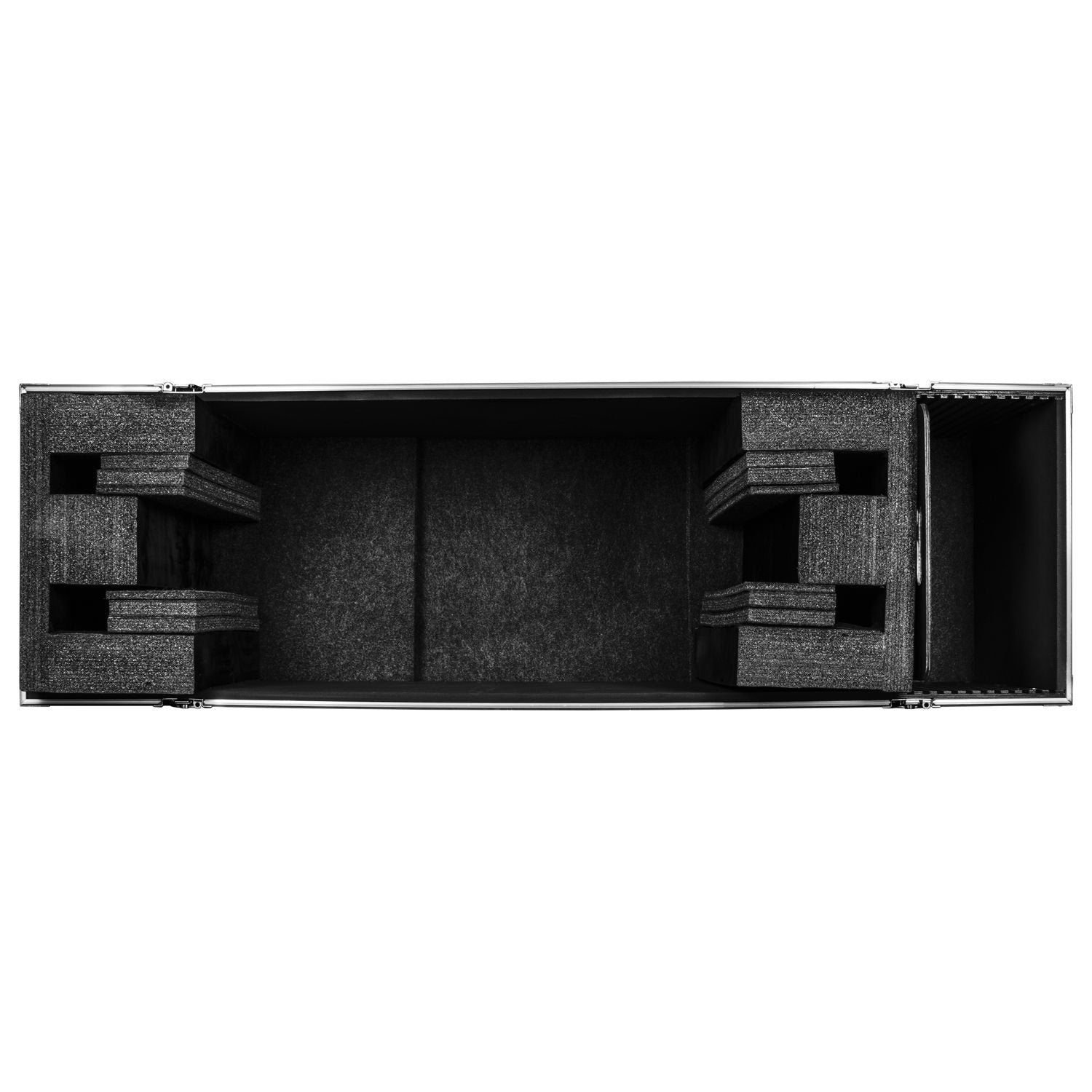 Odyssey FZ2FSM75W Dual 75″ Flat Screen Monitor Case with Casters - Hollywood DJ