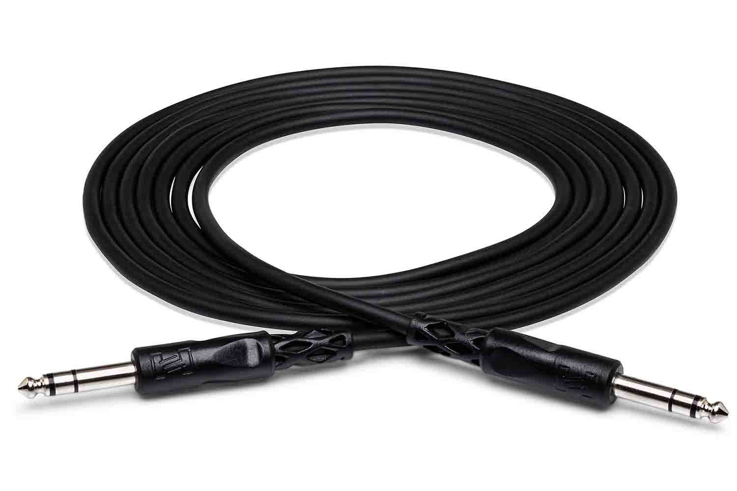 Hosa CSS-103 Balanced Interconnect Cable, 1/4 in TRS to Same - 3FT - Hollywood DJ