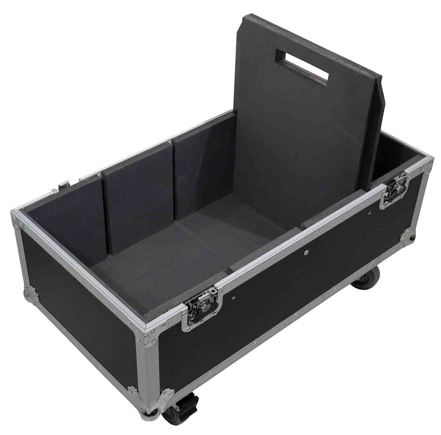 ProX X-RCF-NX32A ATA Flight Hard Case for Two RCF NX 32-A Speakers with Wheels - Hollywood DJ
