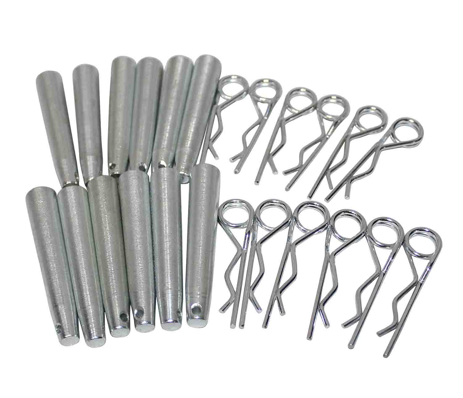 ProX XT-SPX12 Connector and Safety Pins 12 Package Sets - Hollywood DJ