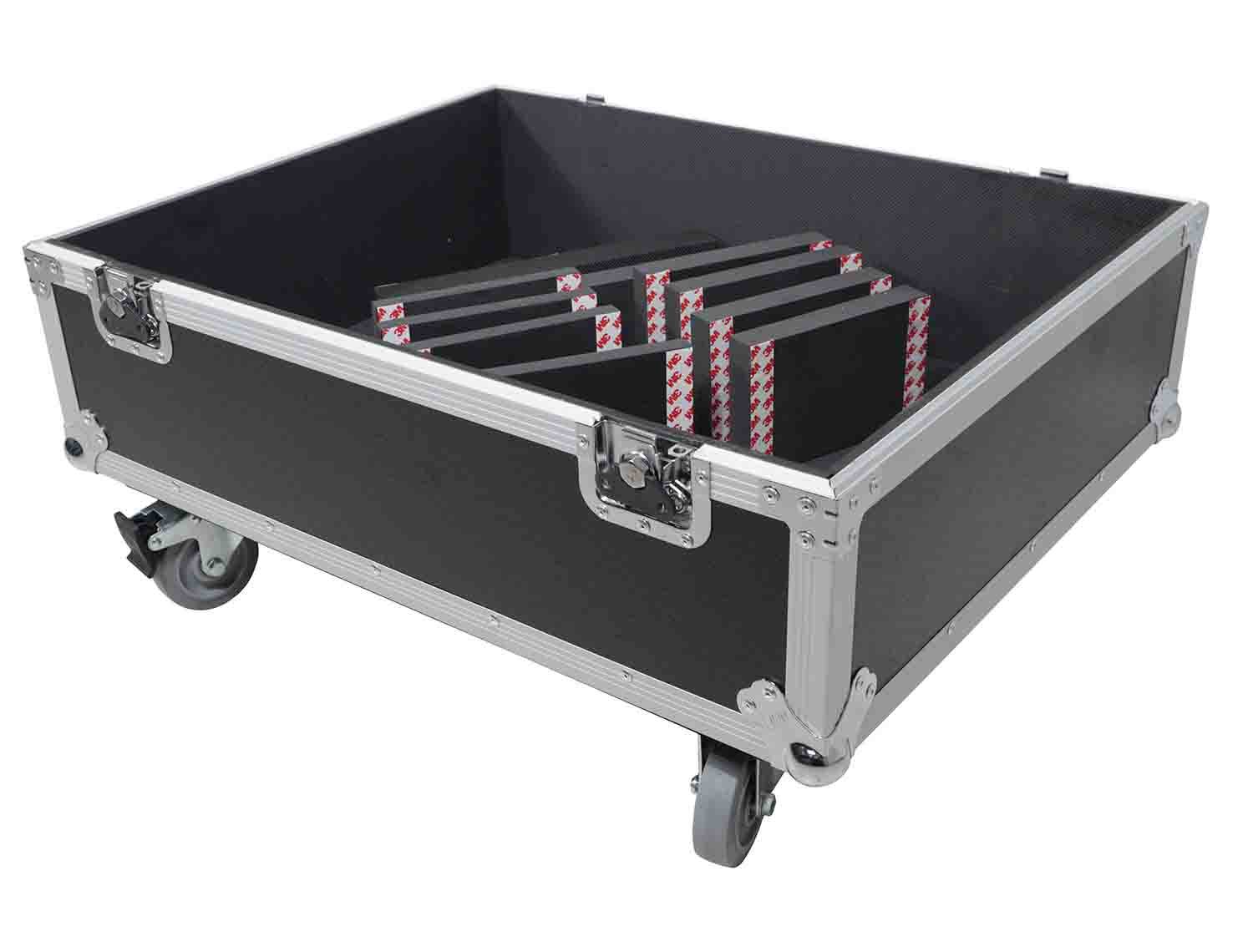 ProX XS-292922SPW, Universal Flight Case for Dual Line Array Speakers with Caster Wheels - Hollywood DJ