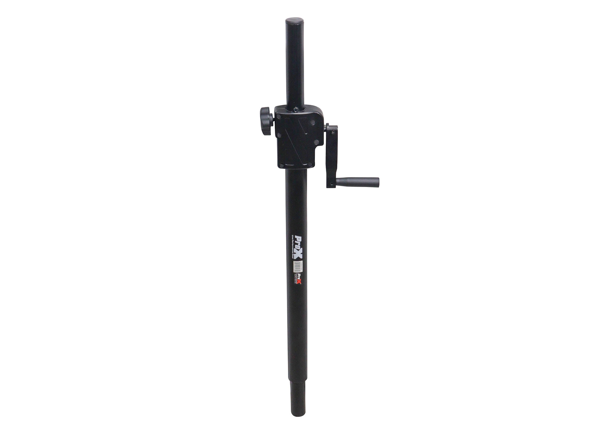 ProX T-SAA-C Crank System Adjustable Speaker Subwoofer Pole 1-3/8" Diameter from 34"-52" by ProX Cases