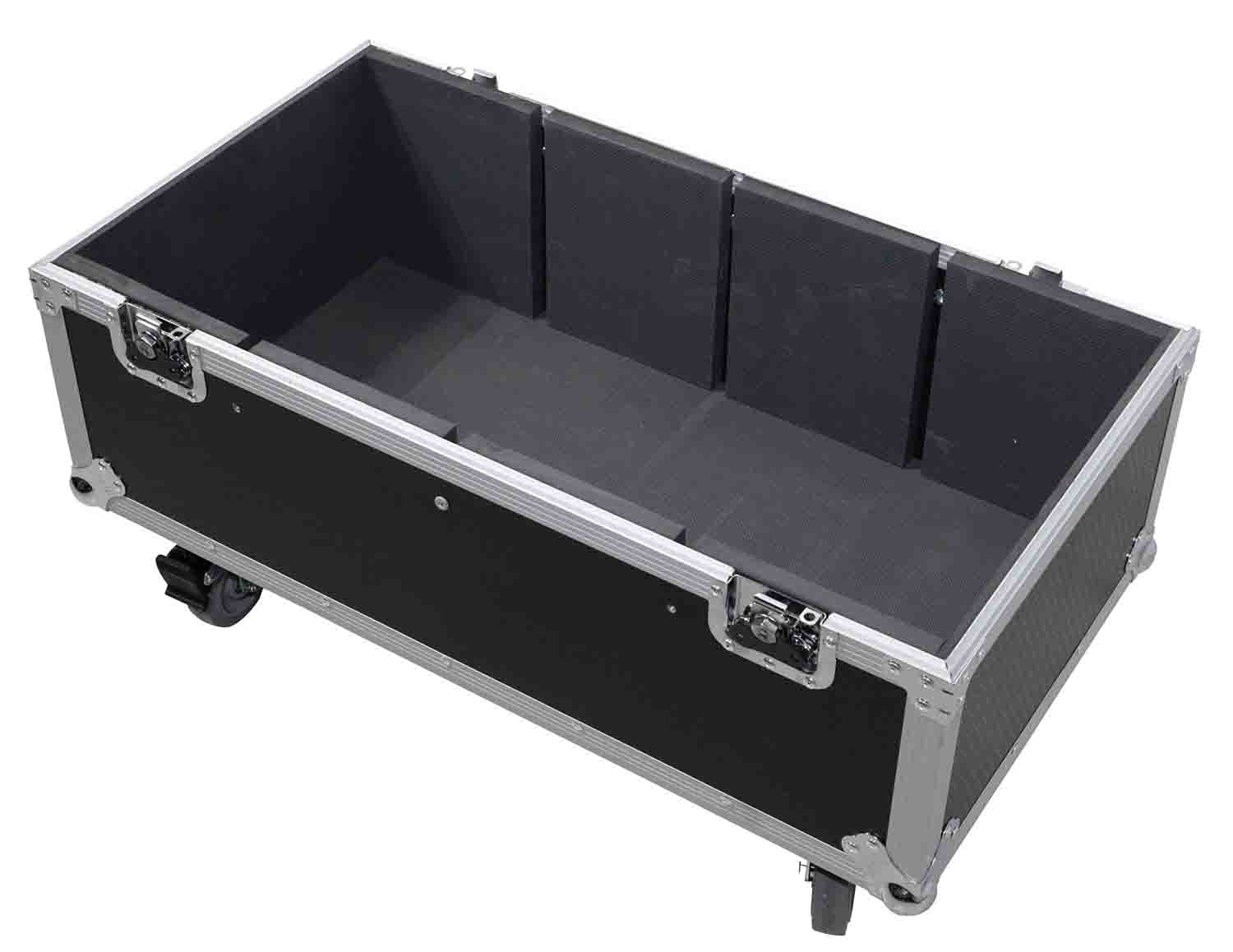 ProX X-RCF-NX32A ATA Flight Hard Case for Two RCF NX 32-A Speakers with Wheels - Hollywood DJ