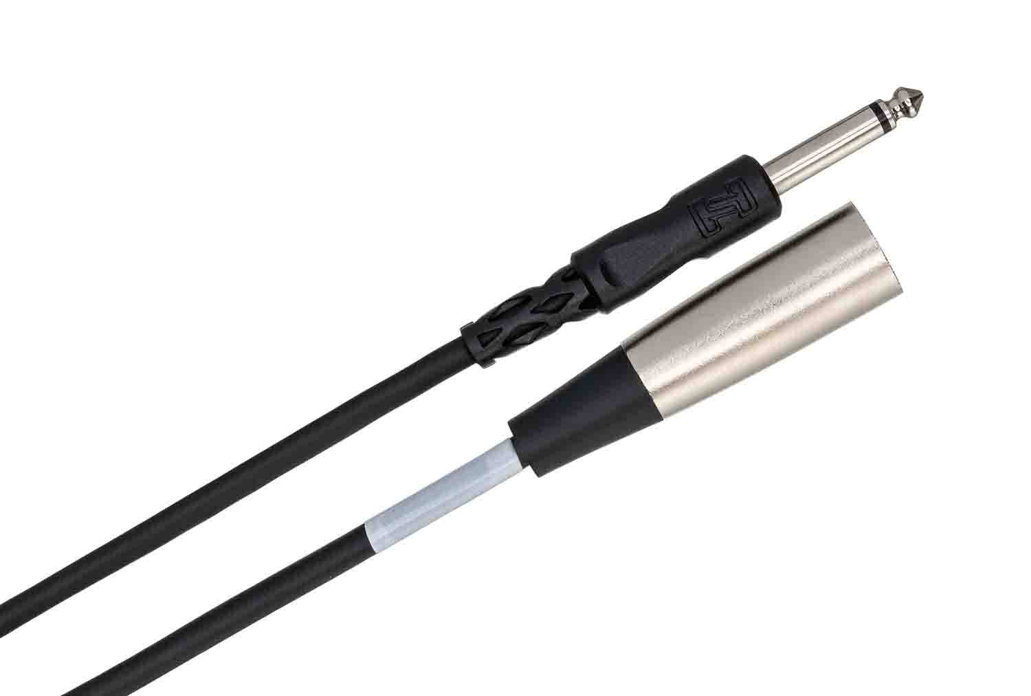 Hosa PXM-120, 1/4" TS to XLR3M Unbalanced Interconnect Cable - 20 Feet - Hollywood DJ