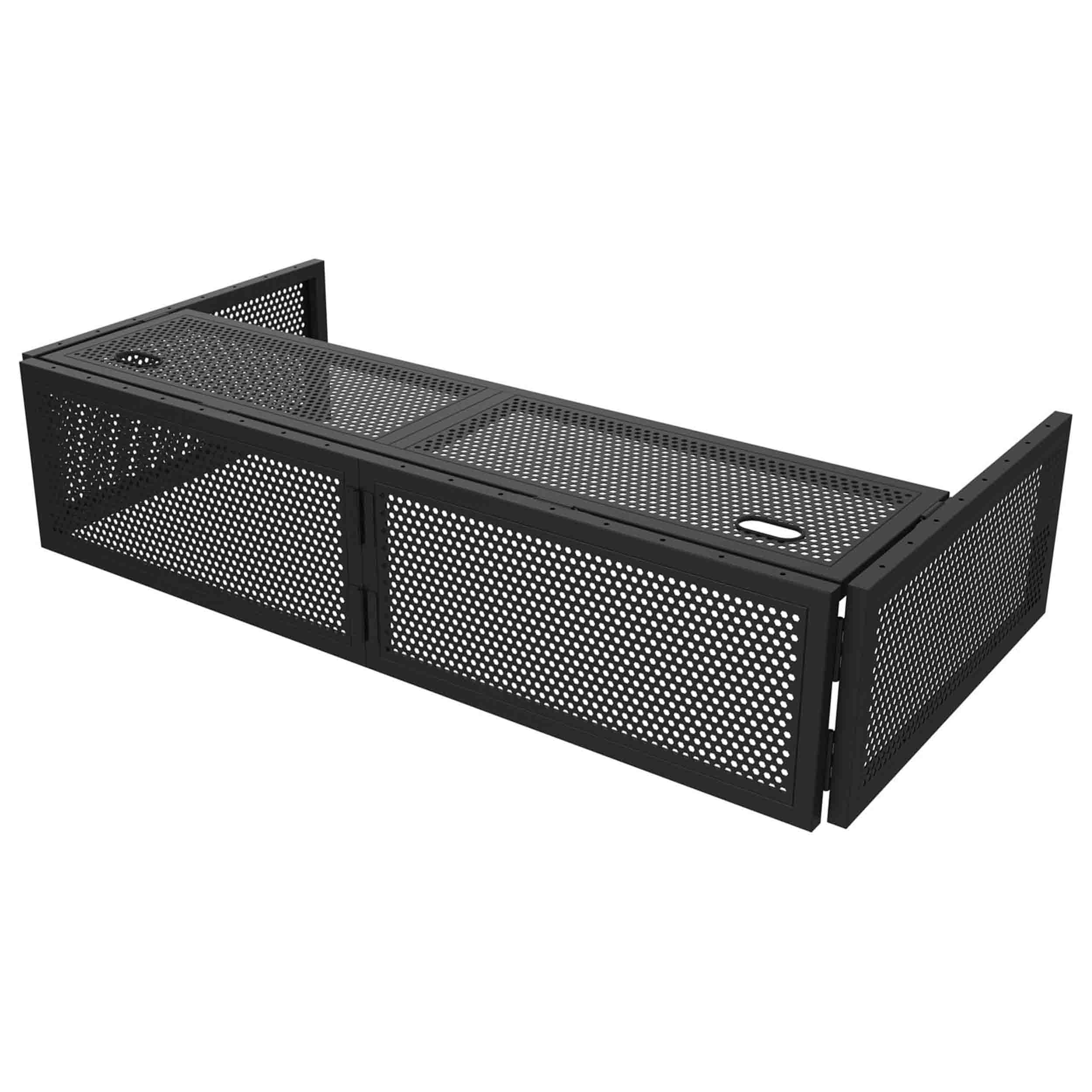 Odyssey DJBOOTH50, 50″ Wide Surface DJ and Live Sound Booth with Removable Top by Odyssey