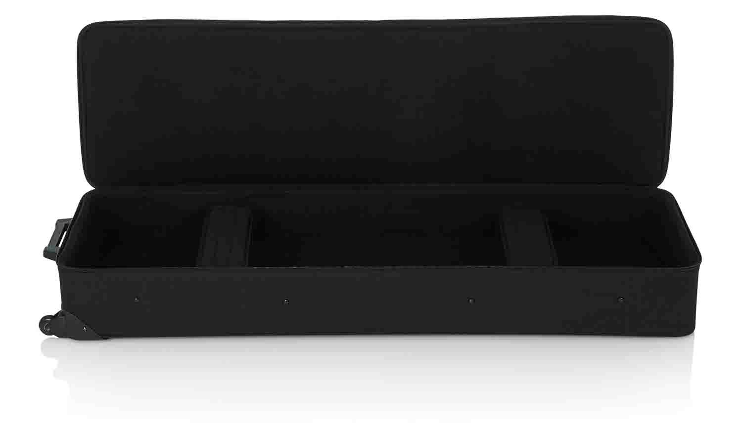 Gator Cases GK-88 SLIM Rigid EPS Foam Lightweight Case for 88 Note Keyboards with Wheels - Hollywood DJ