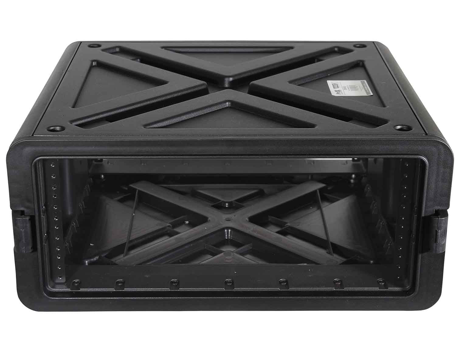 ProX XM-4U VaultX 4U Rack Air-tight, Water-sealed ABS Case - Hollywood DJ