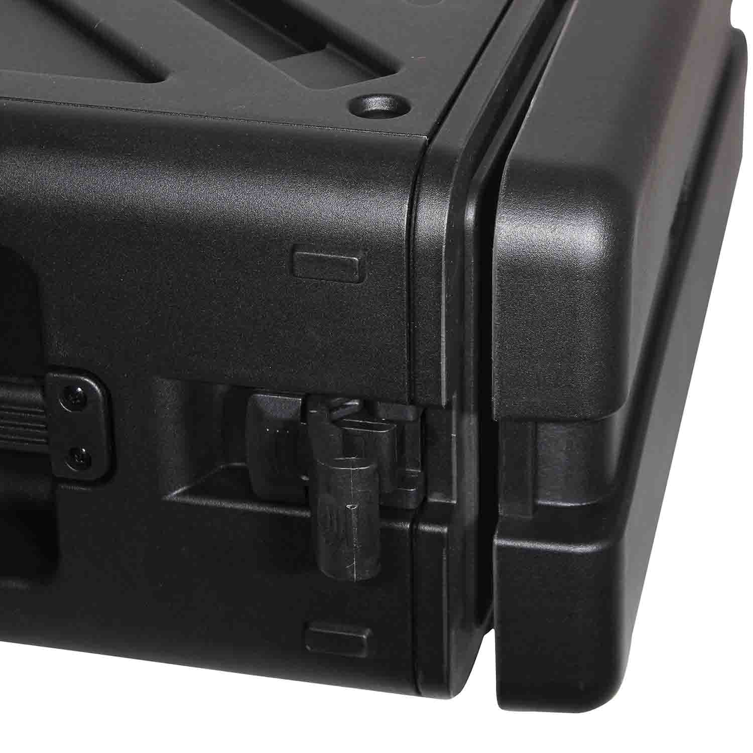 ProX XM-4U VaultX 4U Rack Air-tight, Water-sealed ABS Case - Hollywood DJ