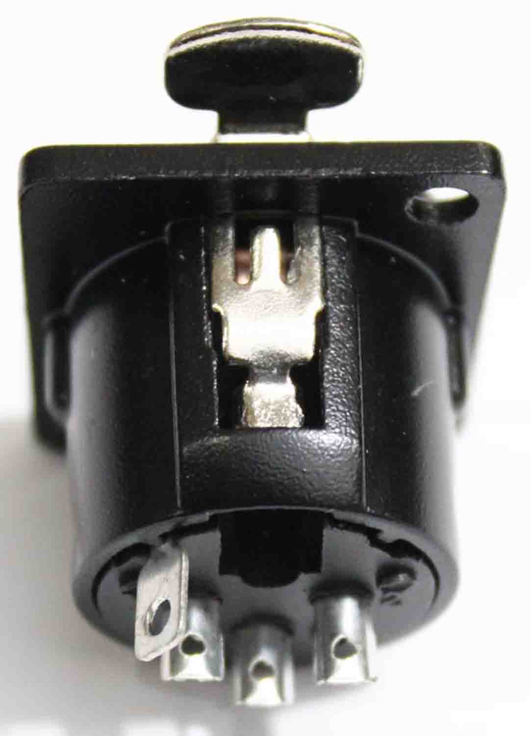 ProX XC-XLRF-PANEL Panel Mount Xlr-3 Pin Female Black - Hollywood DJ