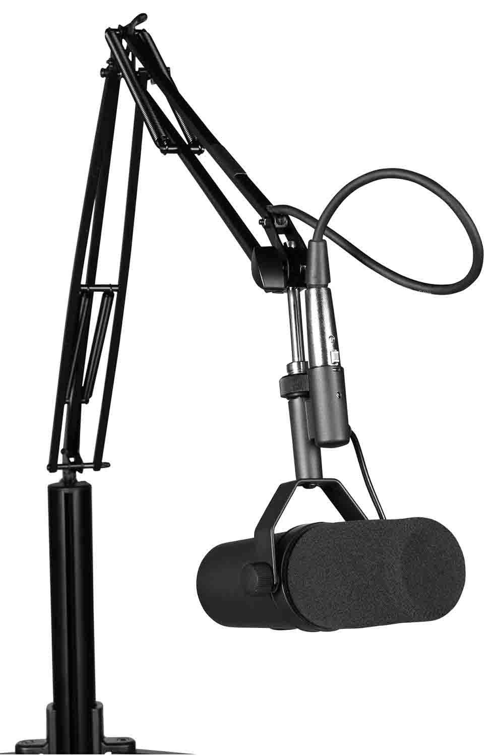 Gator GFW-ID-CREATORTREE Frameworks ID Series All in One Content Creator Tree with Light Microphone and Camera Attachments - Hollywood DJ