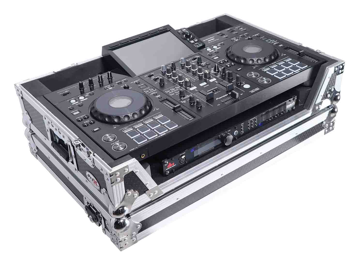 ProX XS-XDJRX3 W ATA Flight Case for Pioneer XDJ-RX3, DDJ-REV5 DJ Controller with 1U Rack Space and Wheels - Hollywood DJ