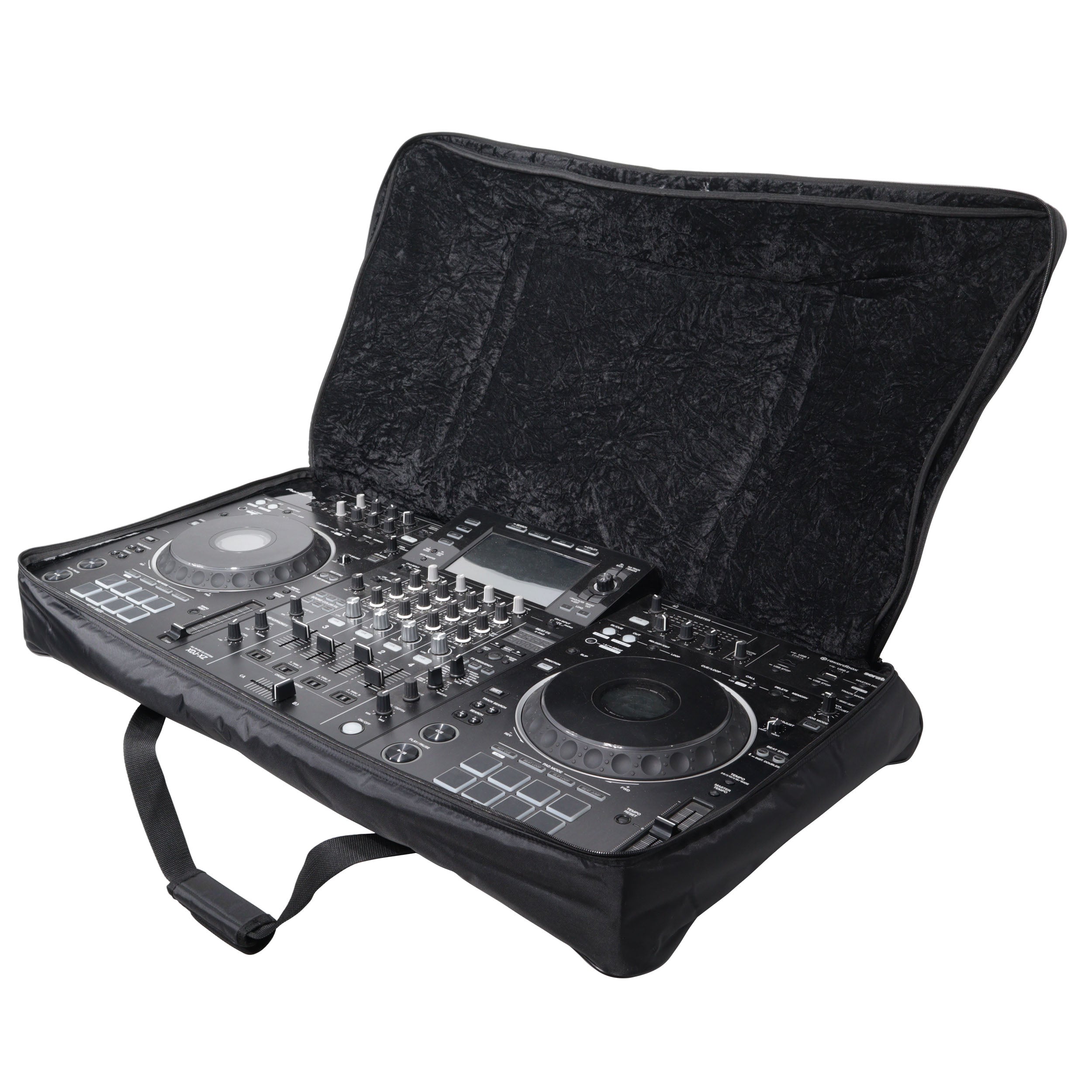 Pioneer DJ XDJ-XZ, All-In-One DJ Controller System Package with Decksaver Protection Cover and ProX Bag - Hollywood DJ
