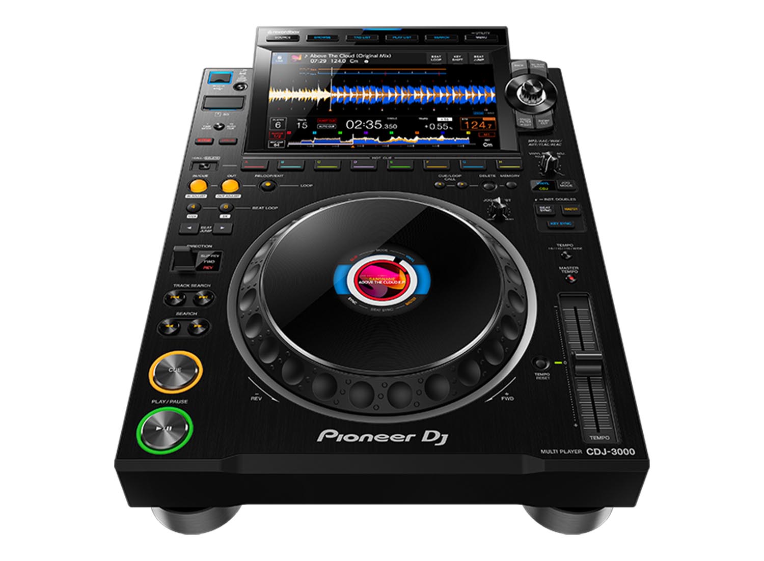 Pioneer DJ CDJ-3000 Professional DJ Multi-Media Player - Black - Hollywood DJ