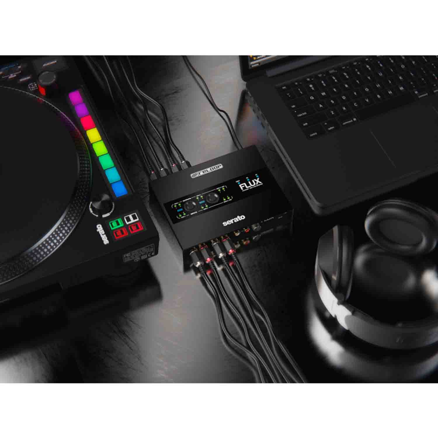 Reloop Flux Next Generation USB-C 3-Channel 6x6 DVS Interface for Serato DJ Pro Reloop