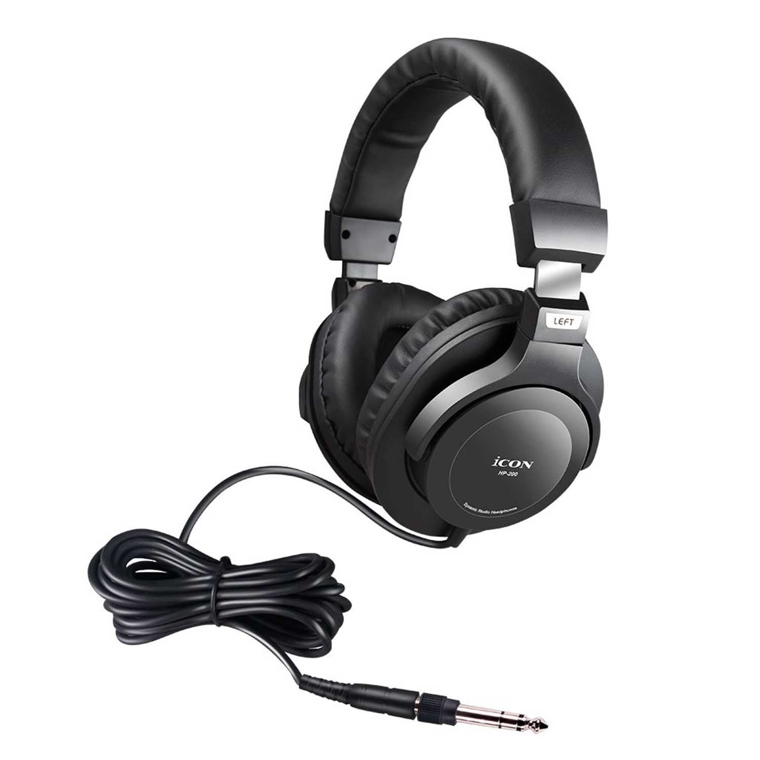 Icon Pro Audio ICOH-HP200, HP-200 Over Ear Headphones - Hollywood DJ