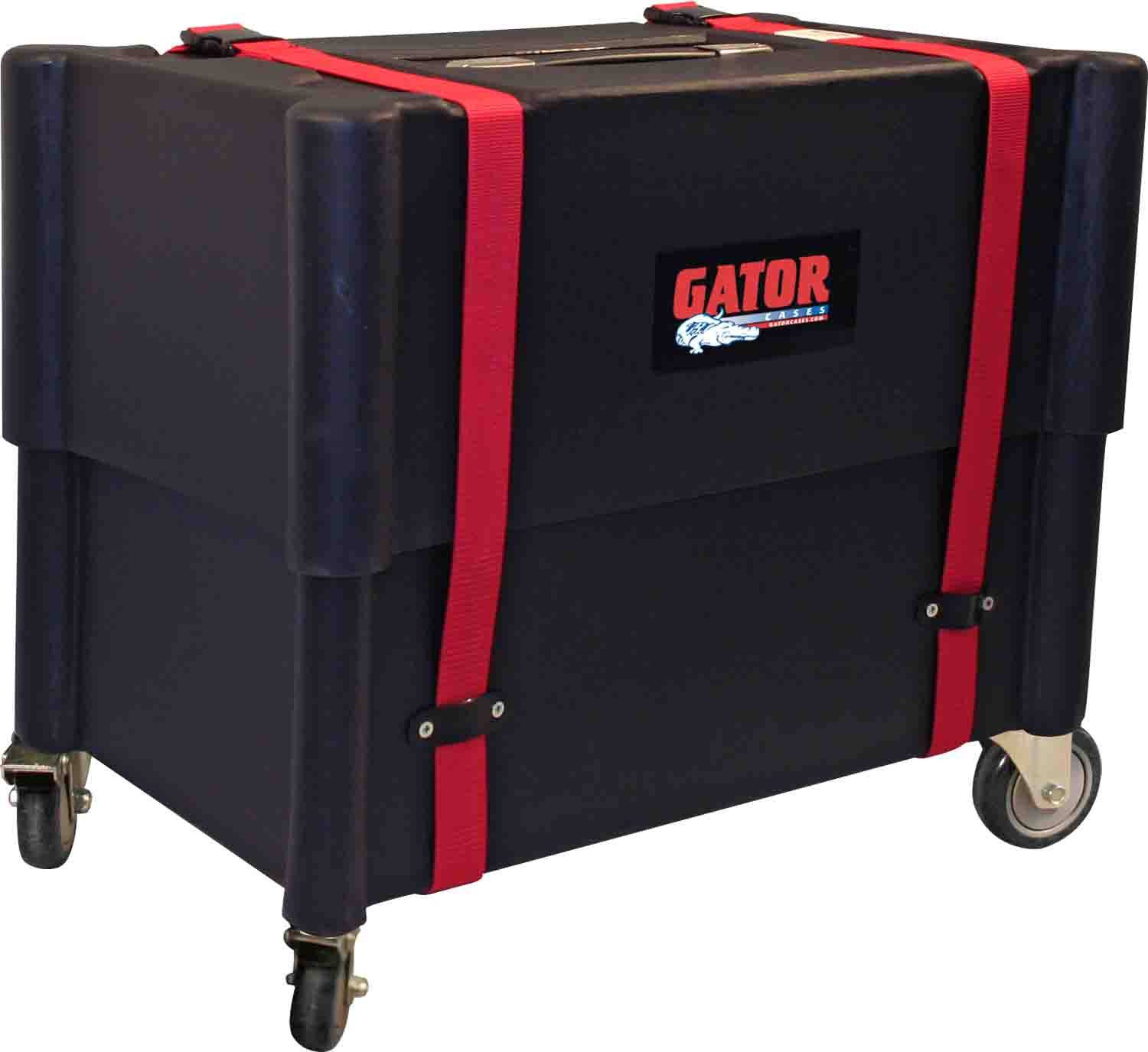 Gator Cases G-112-ROTO, 1X12 Combo Amp Transporter Case and Stand with Wheels - Hollywood DJ
