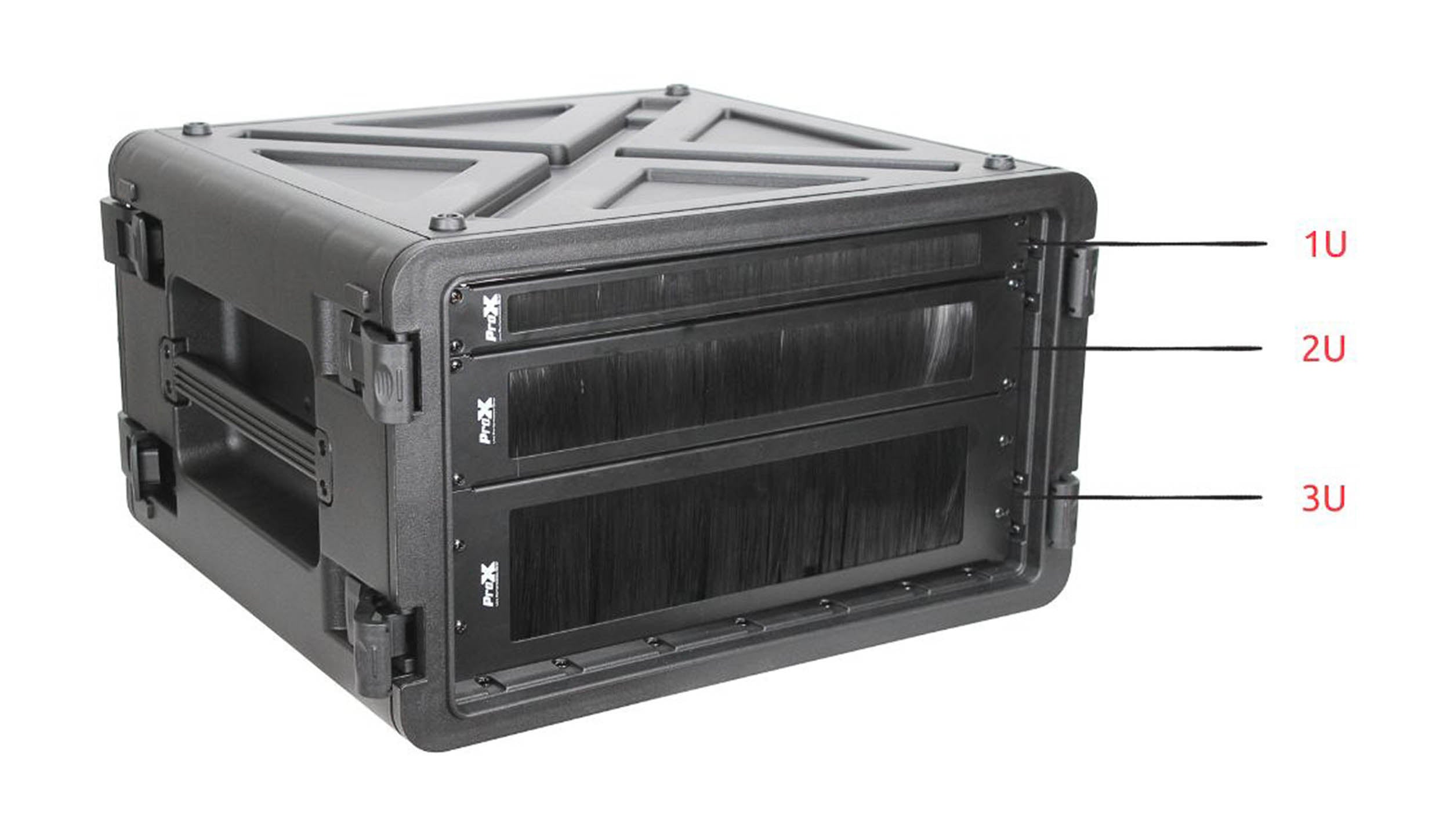 ProX T-P3BR, 3U Rack Panel Brush Cable Management Slot Strips by ProX Cases
