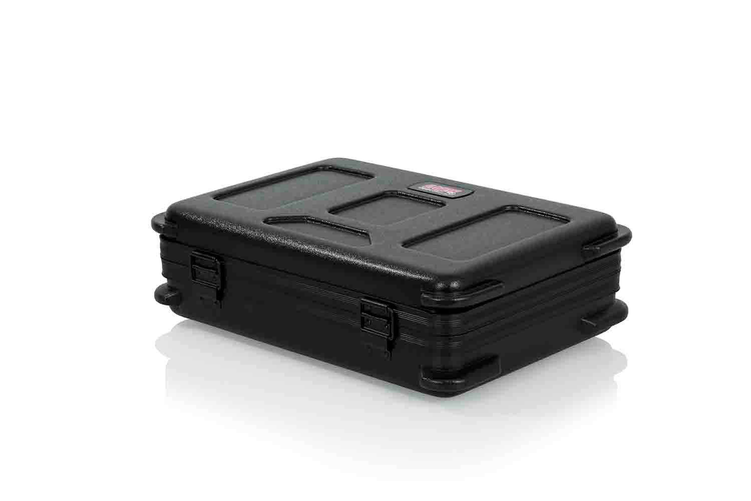 Gator Cases GTSA-MICW6 DJ Case for 6 Wireless Microphones with Battery Storage - Hollywood DJ