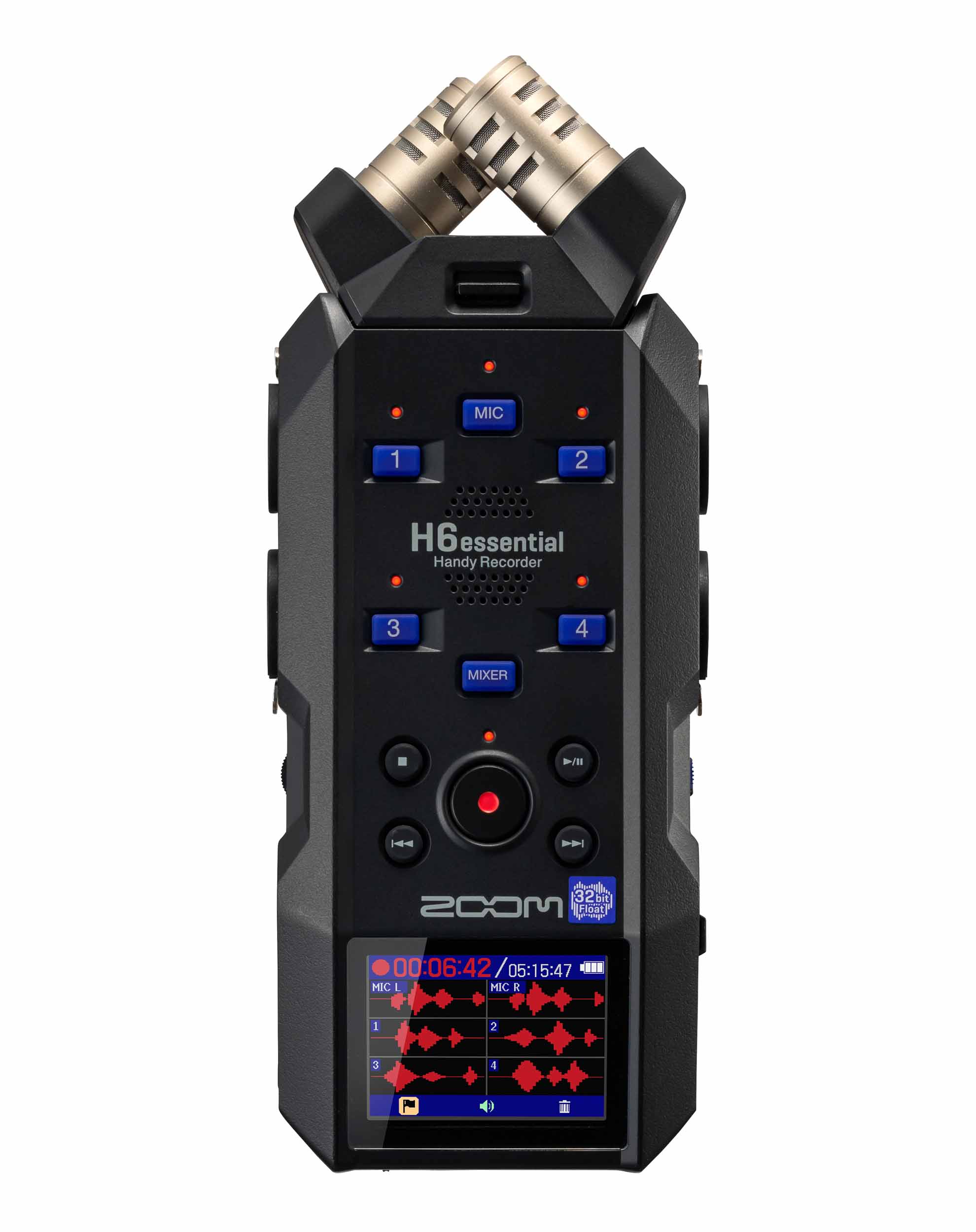 Zoom H6essential 32-Bit Float Handy Portable Digital Recorder Zoom
