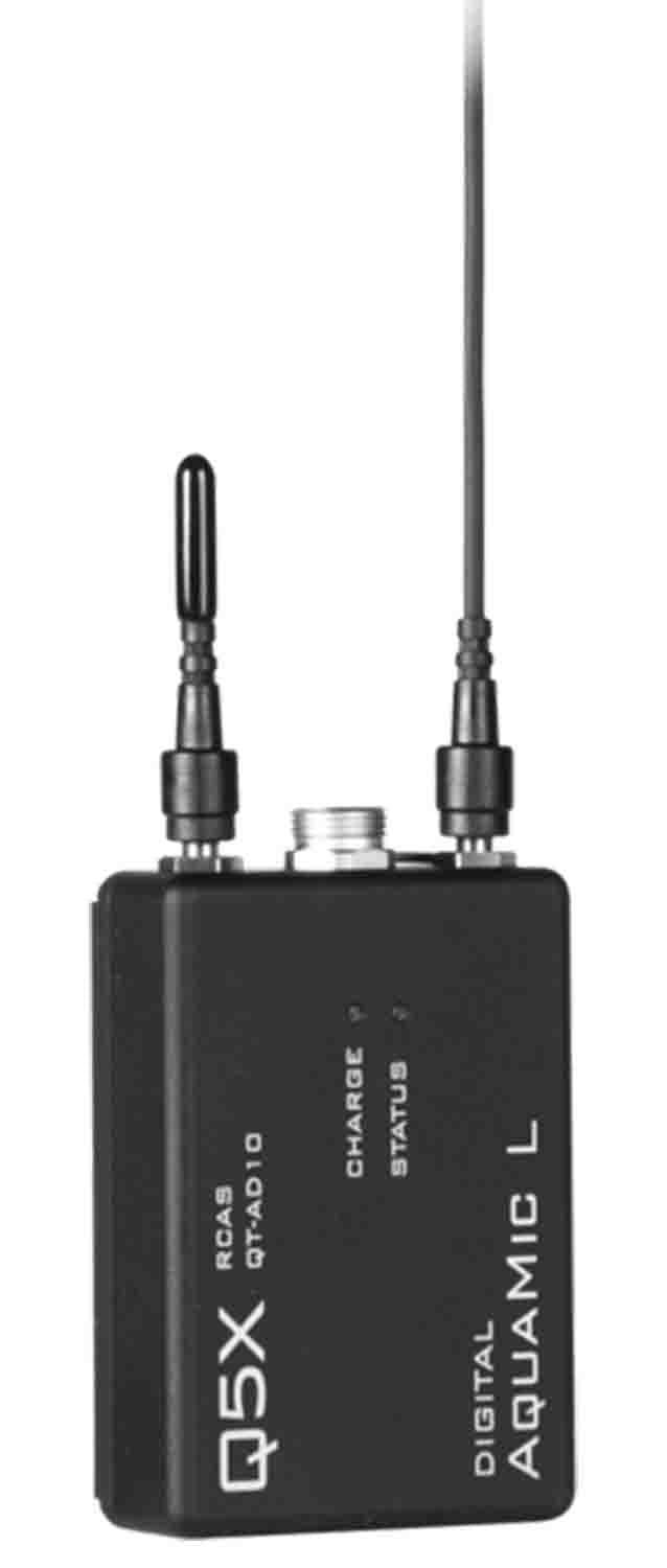 Shure QTAD10AL AquaMic Long Life Waterproof Bodypack Transmitter with Q5X - Hollywood DJ