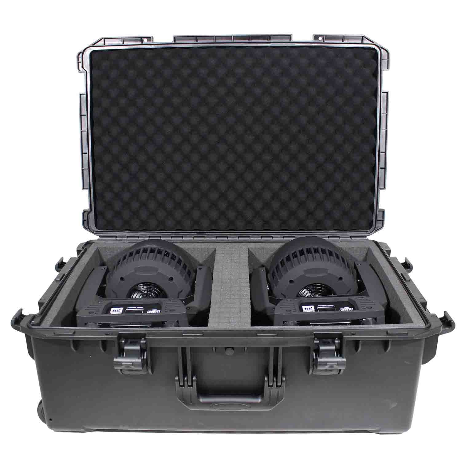 ProX XM-1101HW VaultX Large Watertight Case with Extendable Handle and Wheels - Hollywood DJ