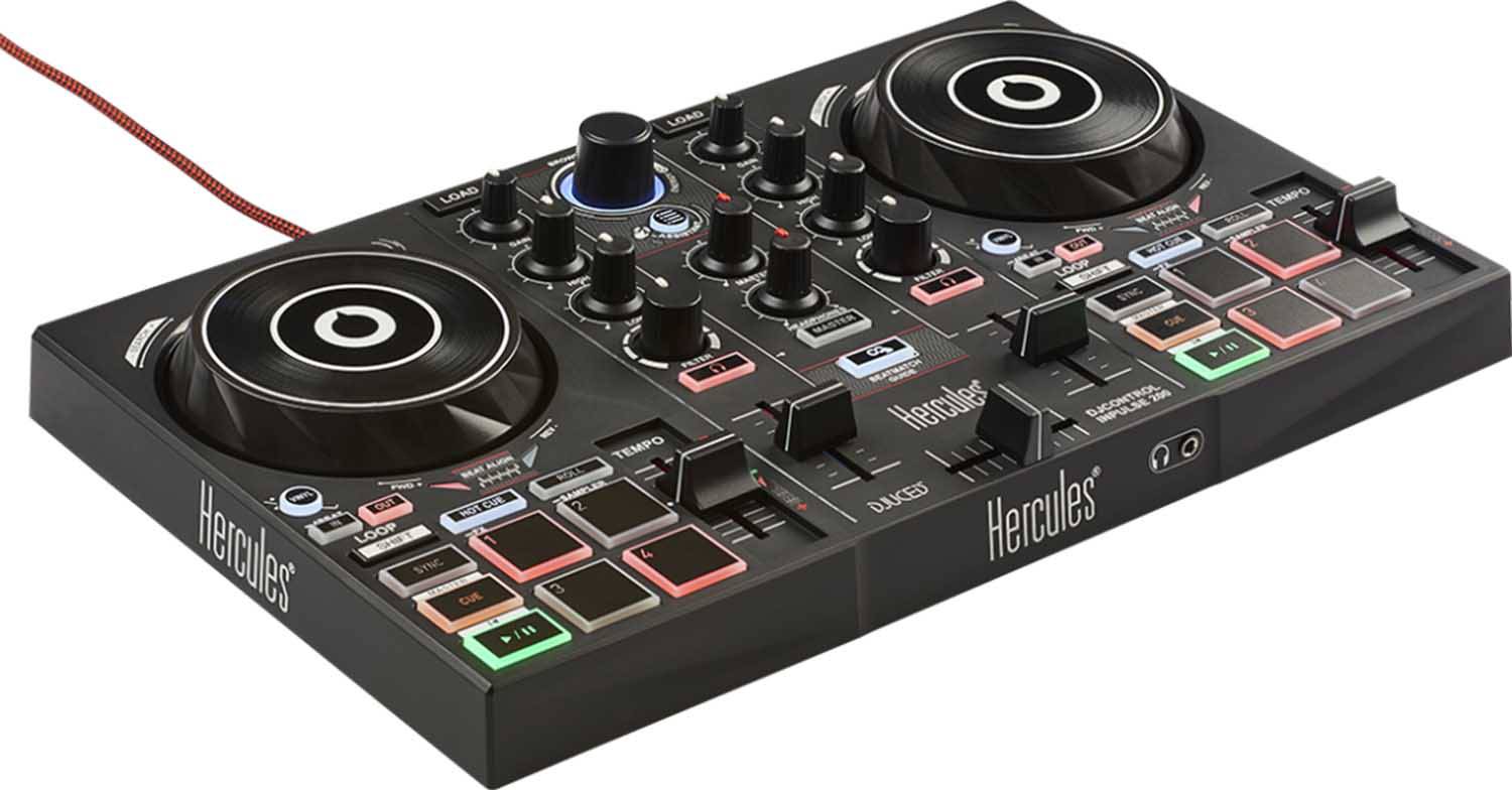 Hercules DJ Control Inpulse 200 With Built-In Audio Interface DJ Controller - Hollywood DJ
