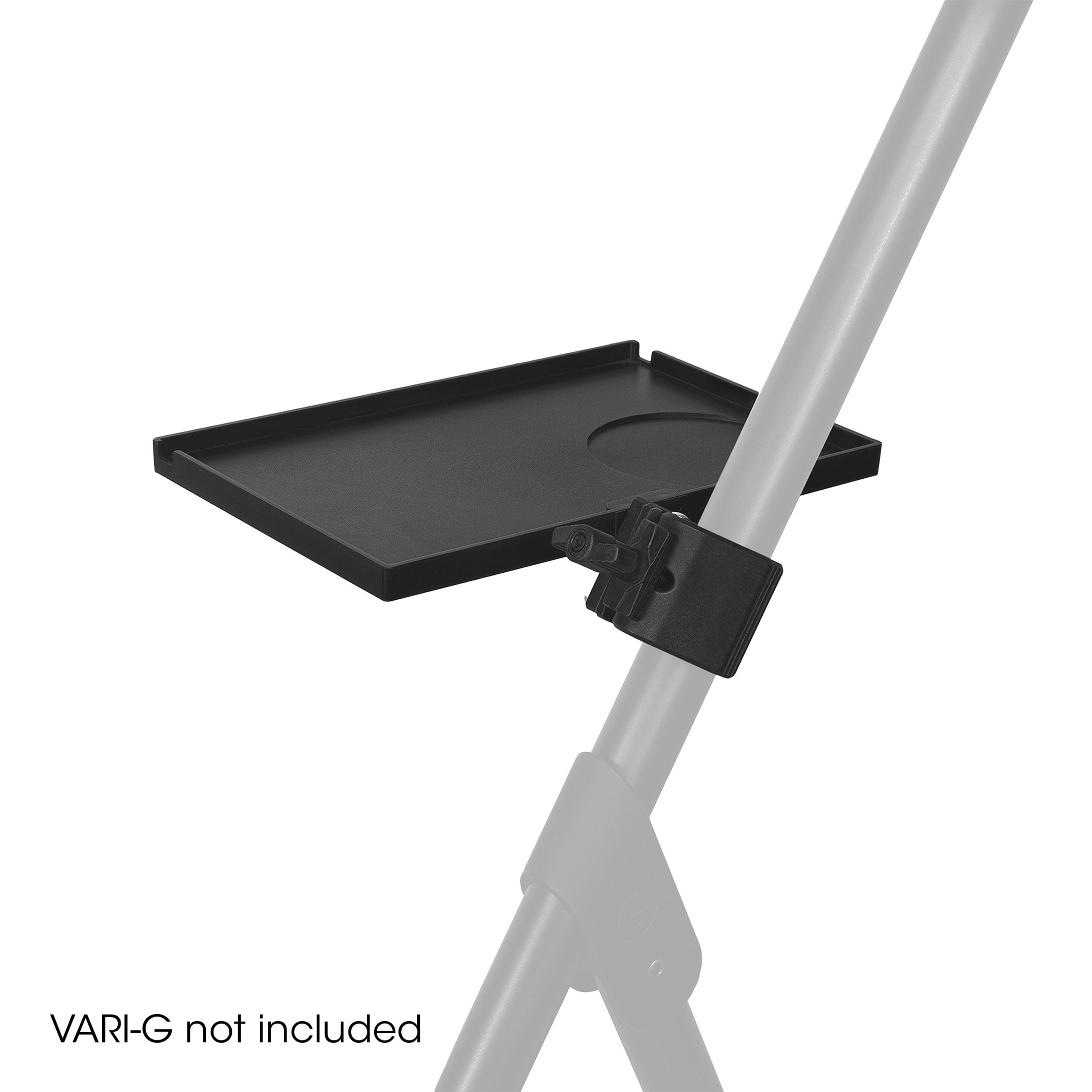 Gravity MA TRAY 3, Tiltable Traveler Tray -Black - Hollywood DJ