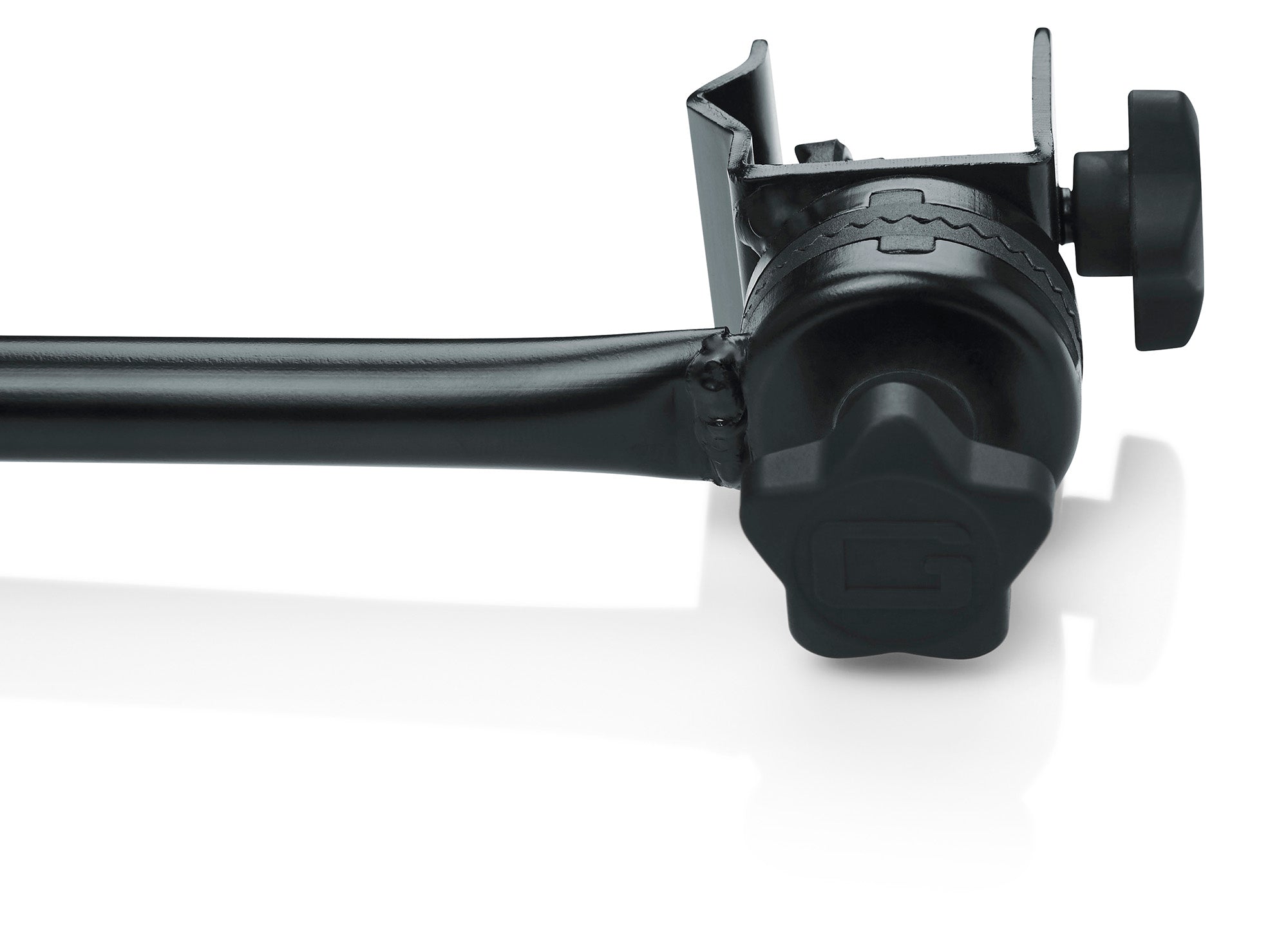 Gator Frameworks GFW-MIC-CLMPBM16 Adjustable Angle 16 Inch Clamp-On Mini Boom with Interlocking Design - Hollywood DJ