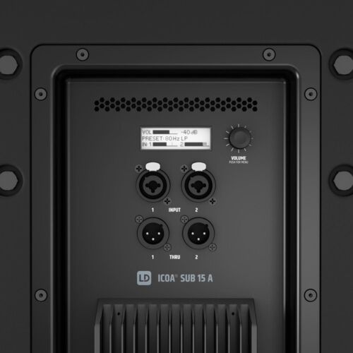 LD Systems ICOA SUB 15 A, Powered 15" Bass Reflex PA Subwoofer - Hollywood DJ