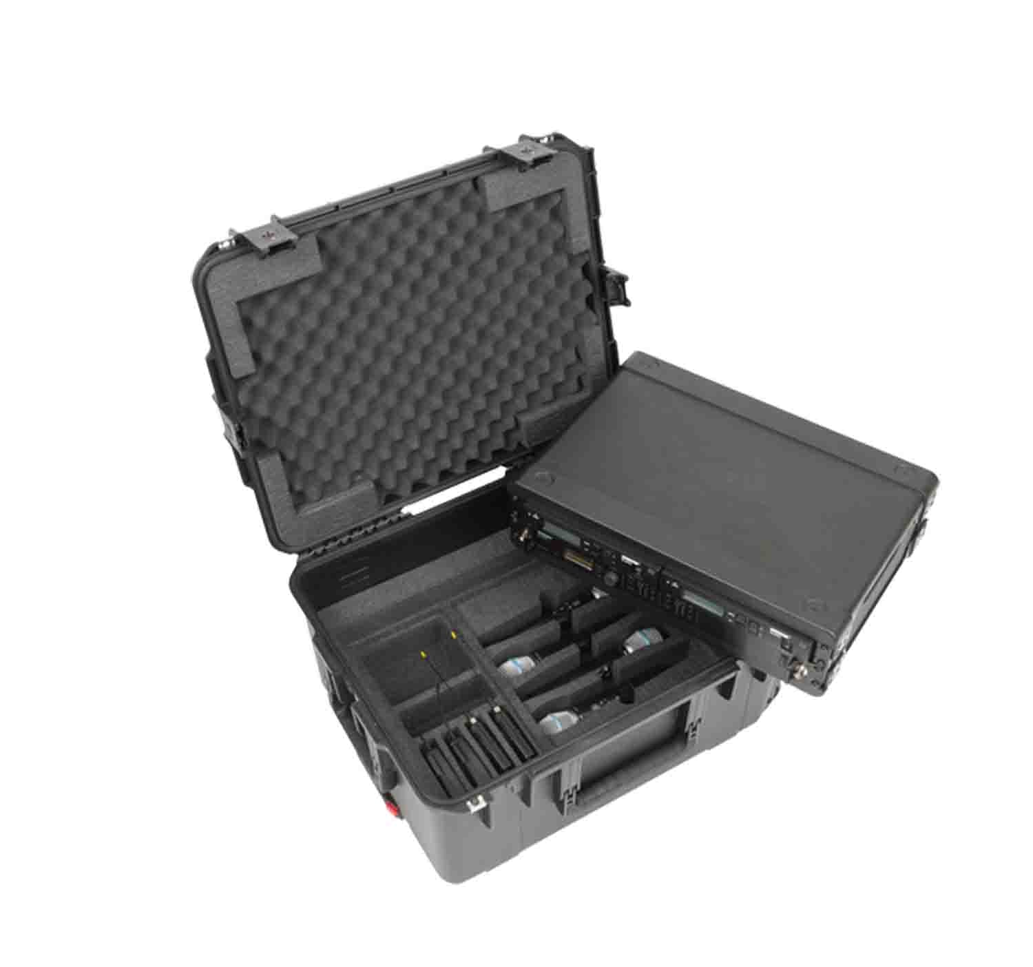 SKB Cases 3i-221710WMC, 2U iSeries 2217-10 Wireless Microphone Fly Rack - Hollywood DJ