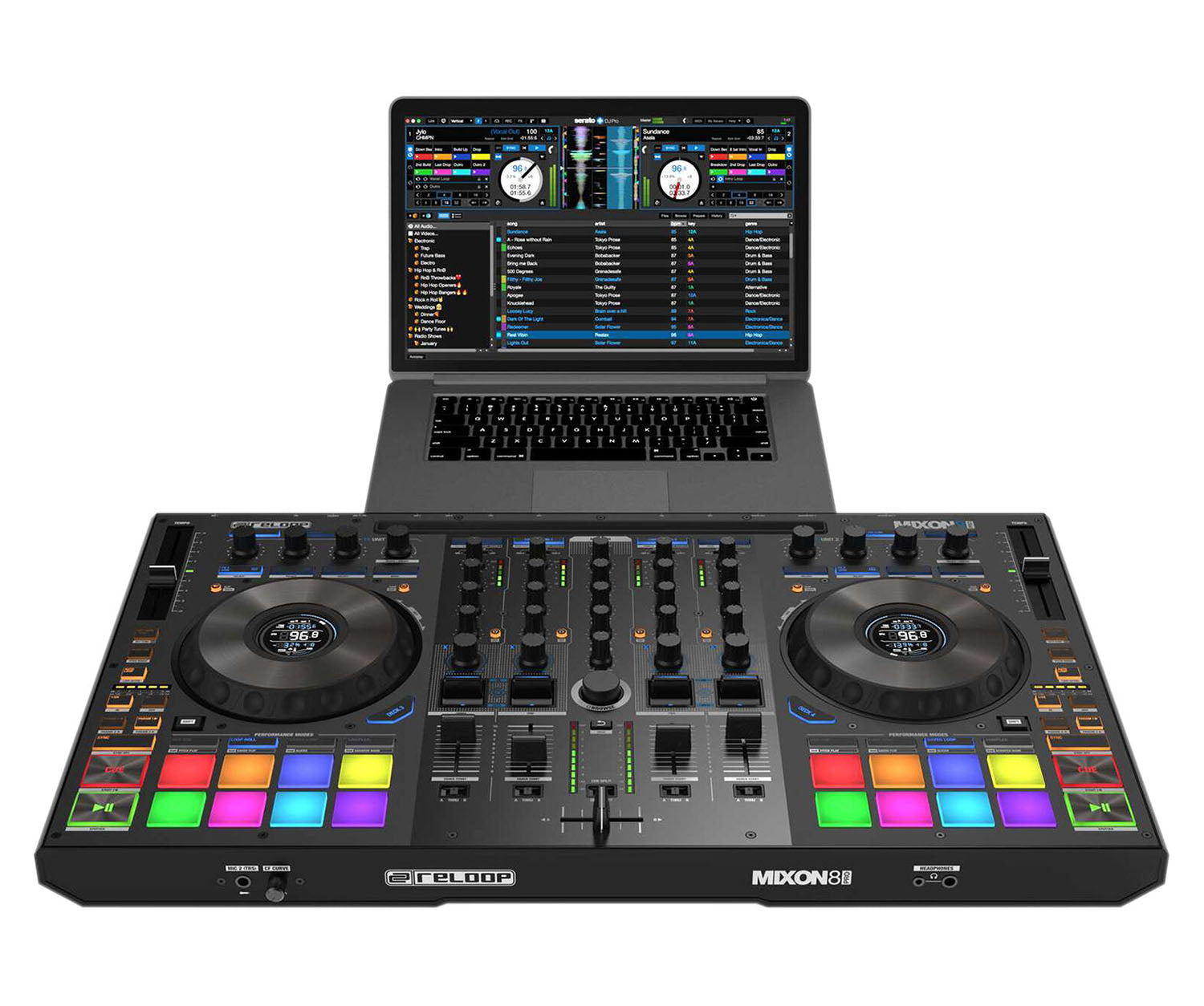 Reloop Mixon 8 Pro 4-channel DJ Controller - Hollywood DJ