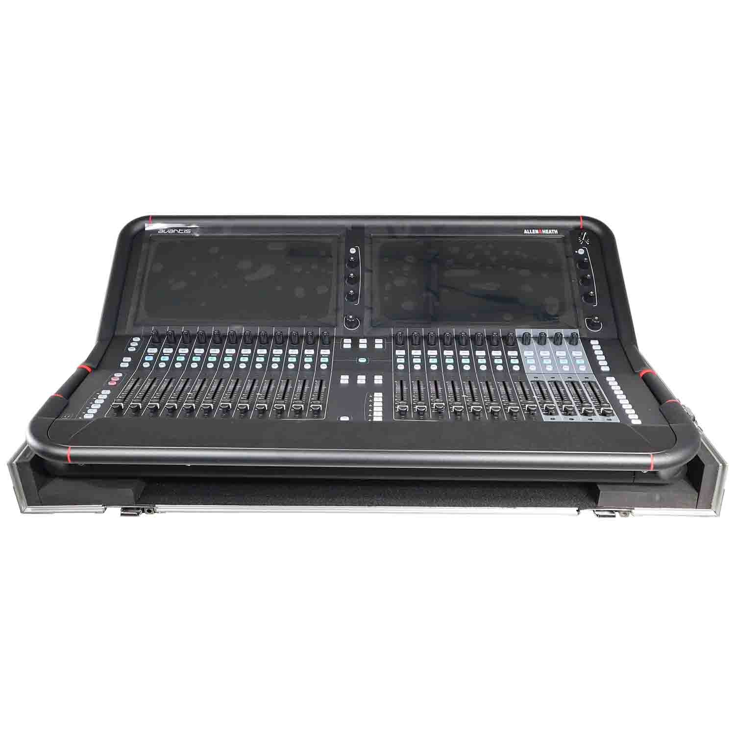 ProX XS-AHAVANTIS DHW DJ Flight Road Case For Allen and Heath Avantis Console with Doghouse and Wheels - Hollywood DJ