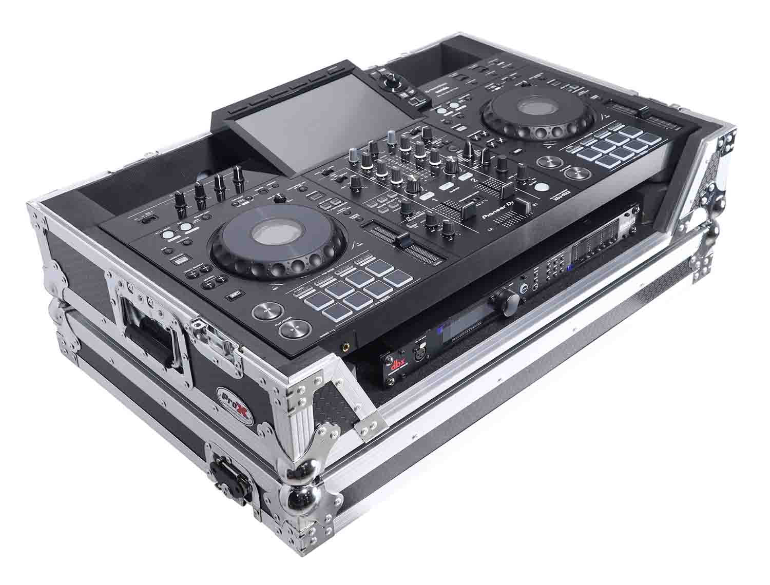 ProX XS-XDJRX3 W ATA Flight Case for Pioneer XDJ-RX3, DDJ-REV5 DJ Controller with 1U Rack Space and Wheels - Hollywood DJ