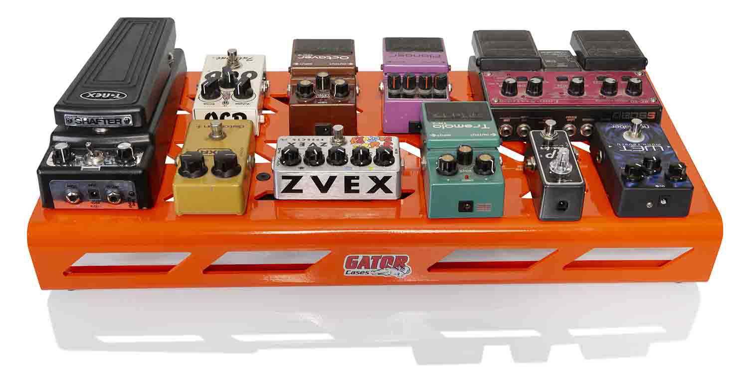 Gator Cases GPB-BAK-OR Large Pedal Board with Carry Bag - Orange - Hollywood DJ