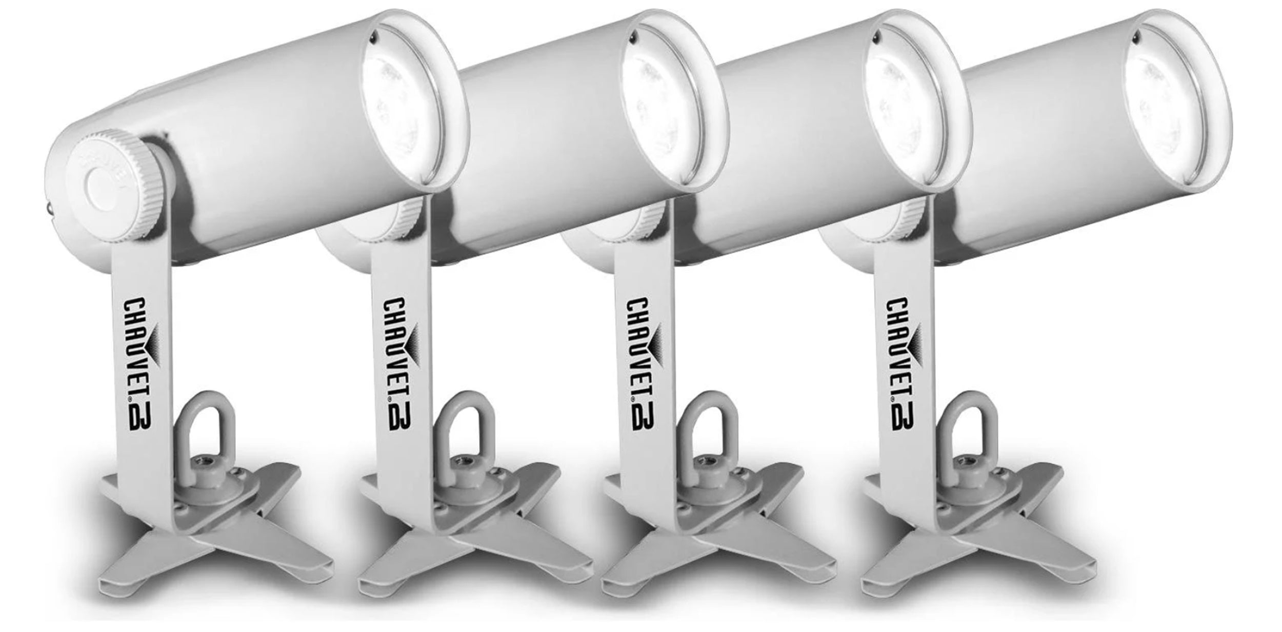 B-Stock: Chauvet DJ EZpin Pack 4 Accent Lighting and Pin Spotting with Powered Battery - Hollywood DJ