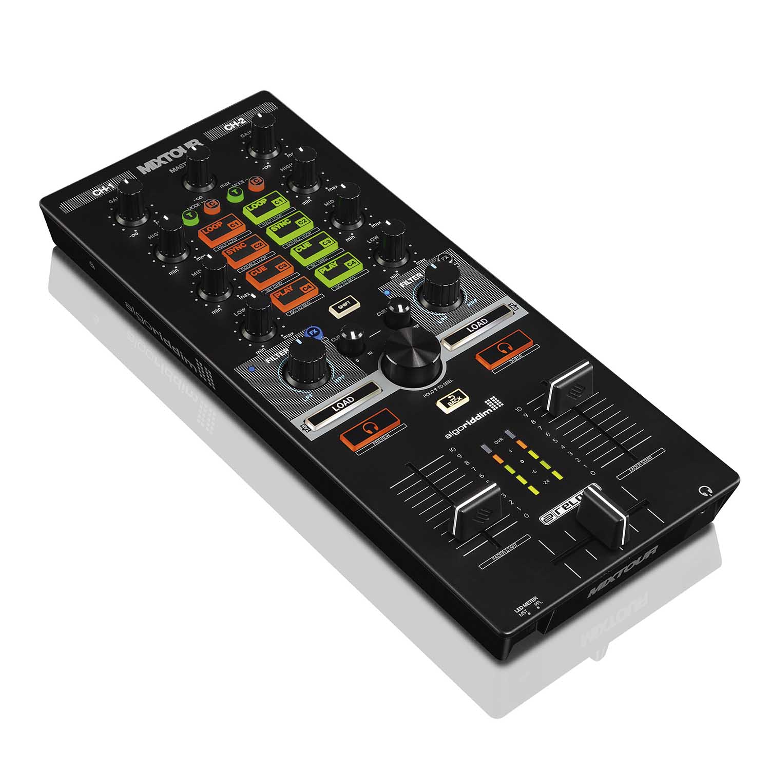 Reloop MIXTOUR, Sleek And Powerful Controller For IOS, Android & Laptop. by Reloop