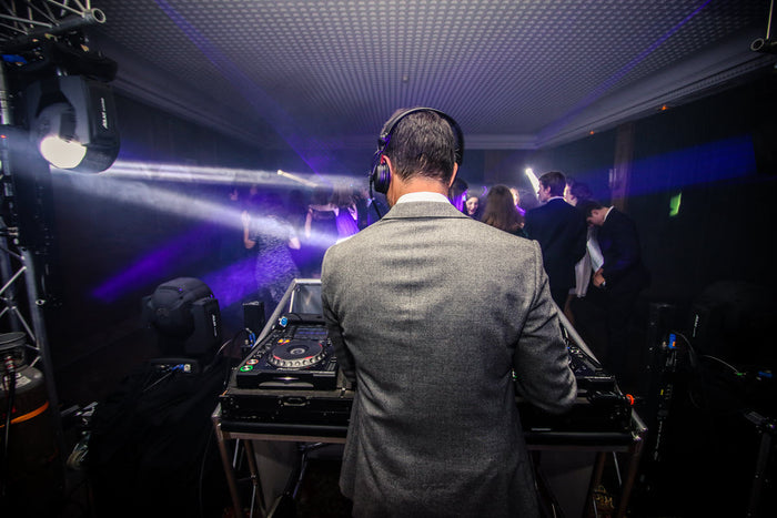 DJ performing at a party