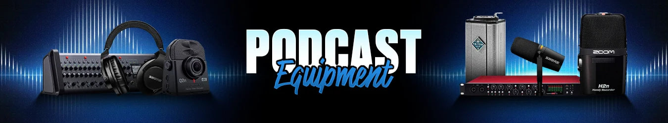 Podcast equipment for doing your own podcast