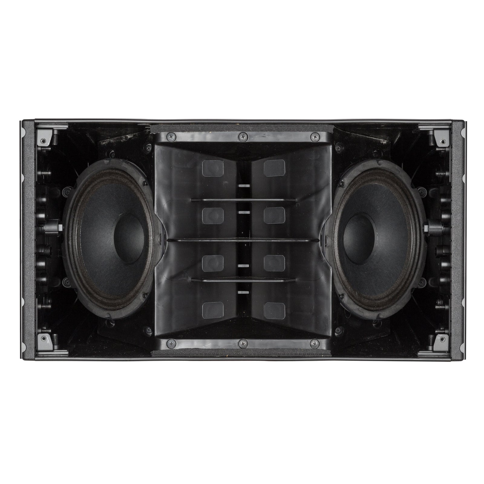 RCF HDL10-A Active Line Array Module, cabinet interior and construction - Hollywood DJ
