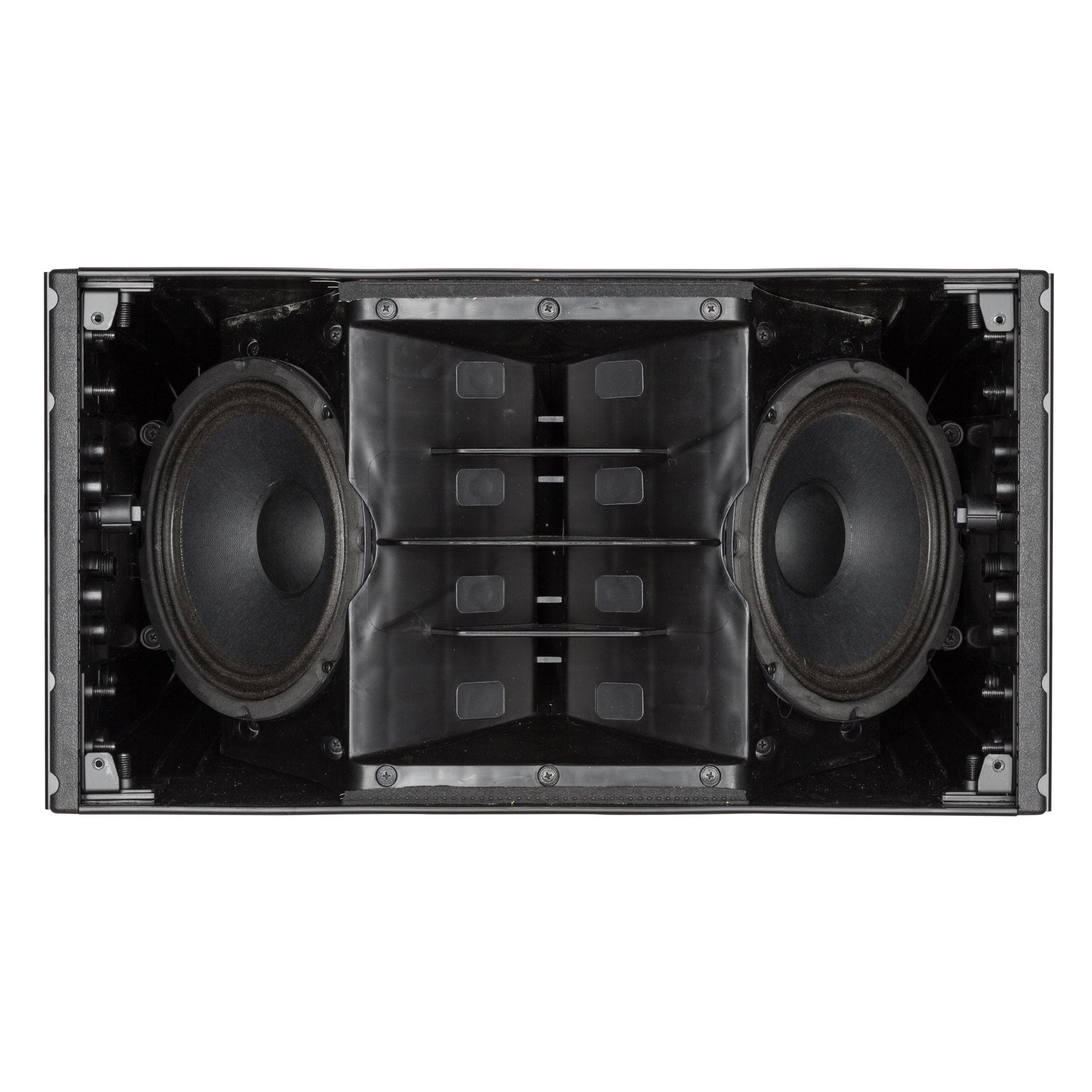 RCF HDL10-A Active Line Array Module, cabinet interior and construction - Hollywood DJ