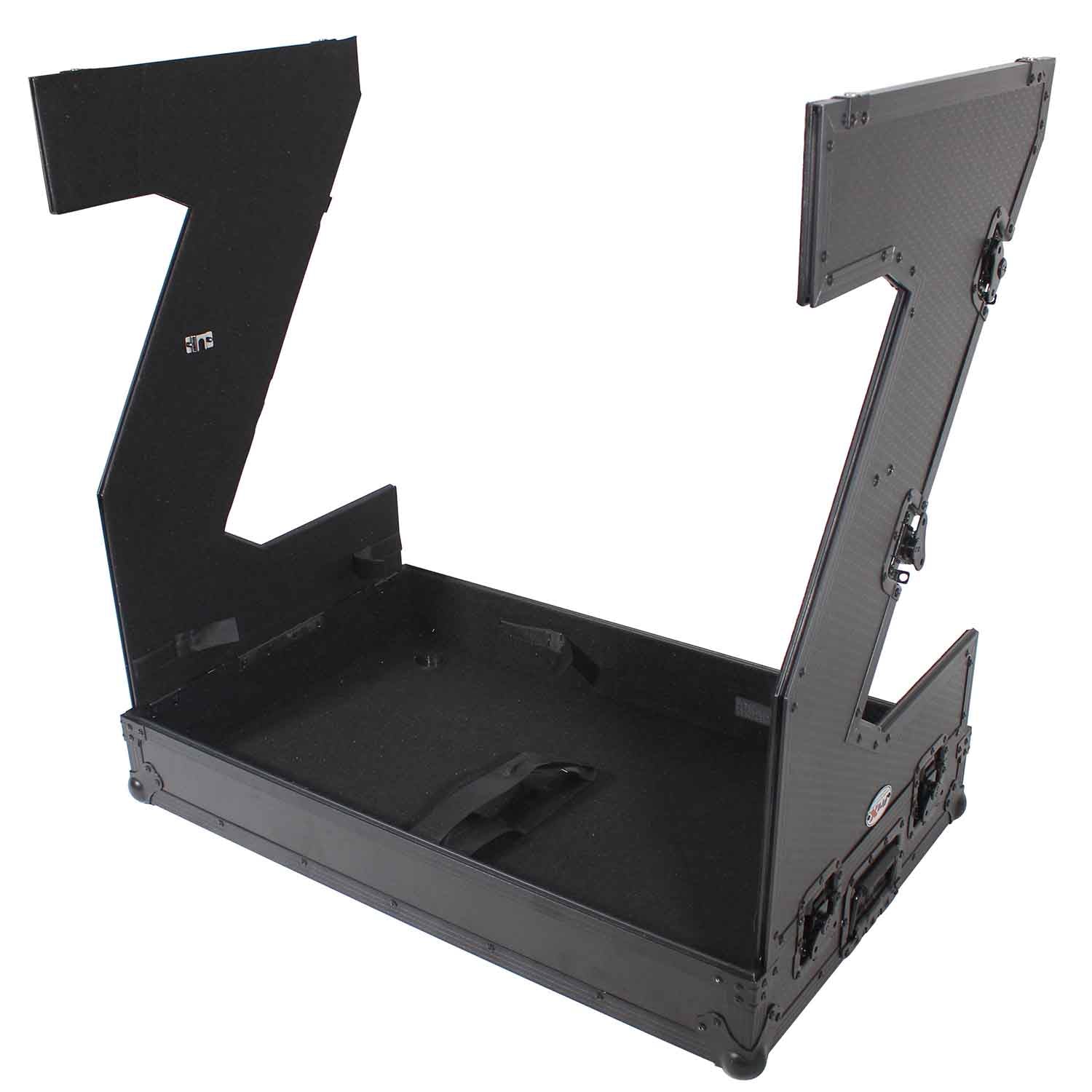 ProX XS-ZTABLEBL JR, DJ Workstation & Flight Case Table With Wheels - Black by ProX Cases