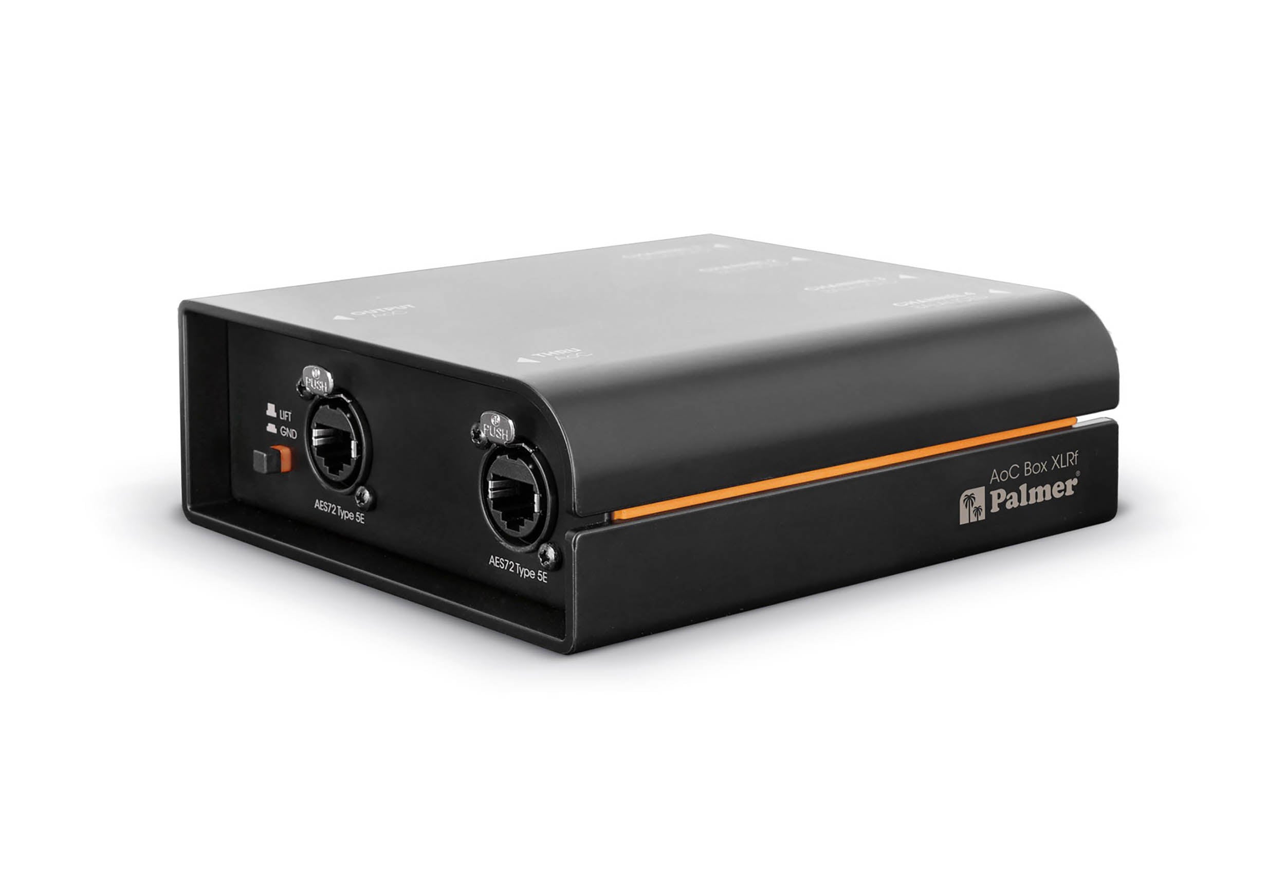 Palmer AoC Box XLRf Audio Over Cat Box from etherCON to 4 x XLR Female by Palmer