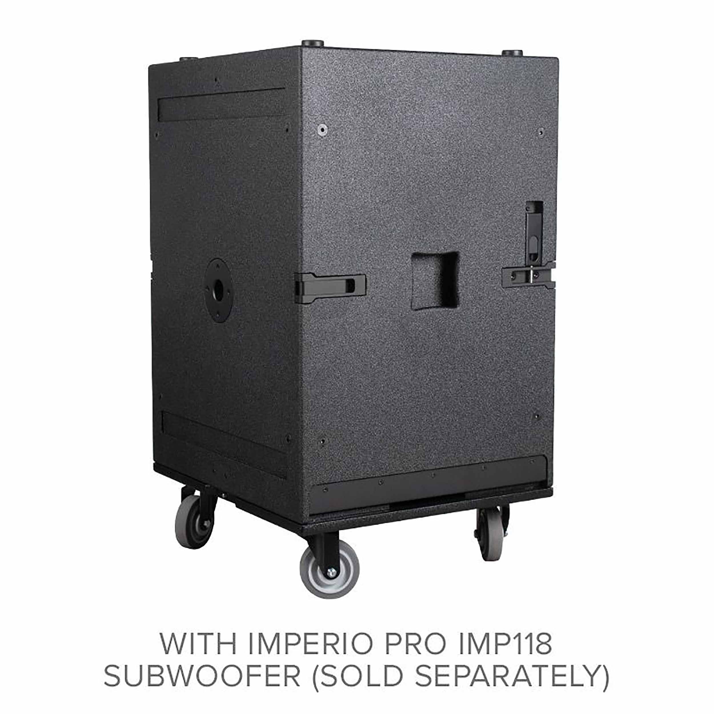 Avante Audio IMPERIO PRO IMC118, Removable Caster Board for Imperio Pro IMP118 subwoofer by ADJ